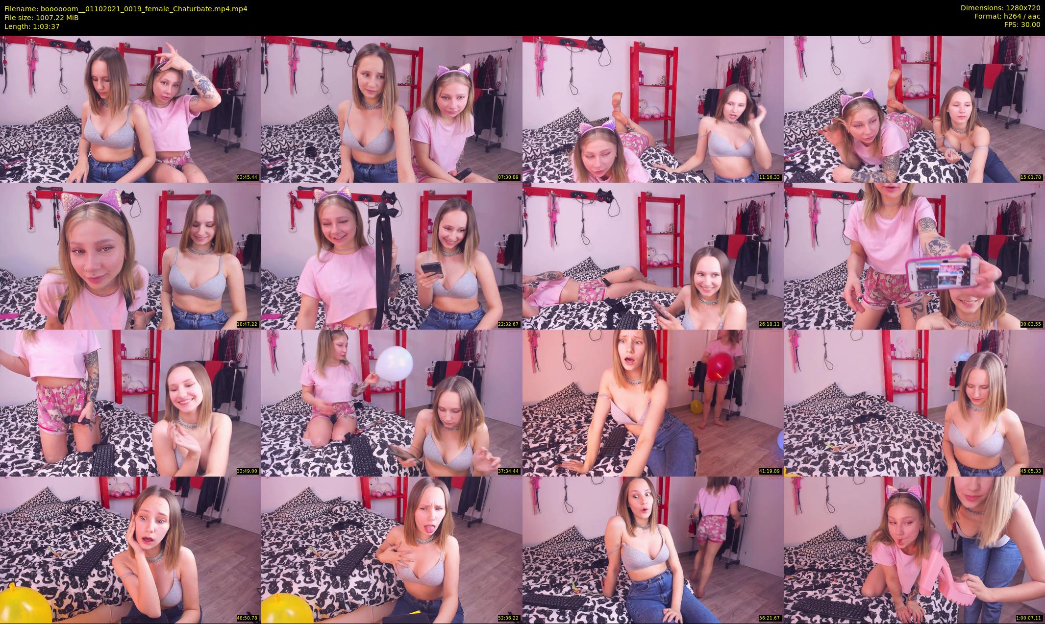 boooooom_ — 64 minute Chaturbate female cam show recording, 720p, Oct 1, 2021