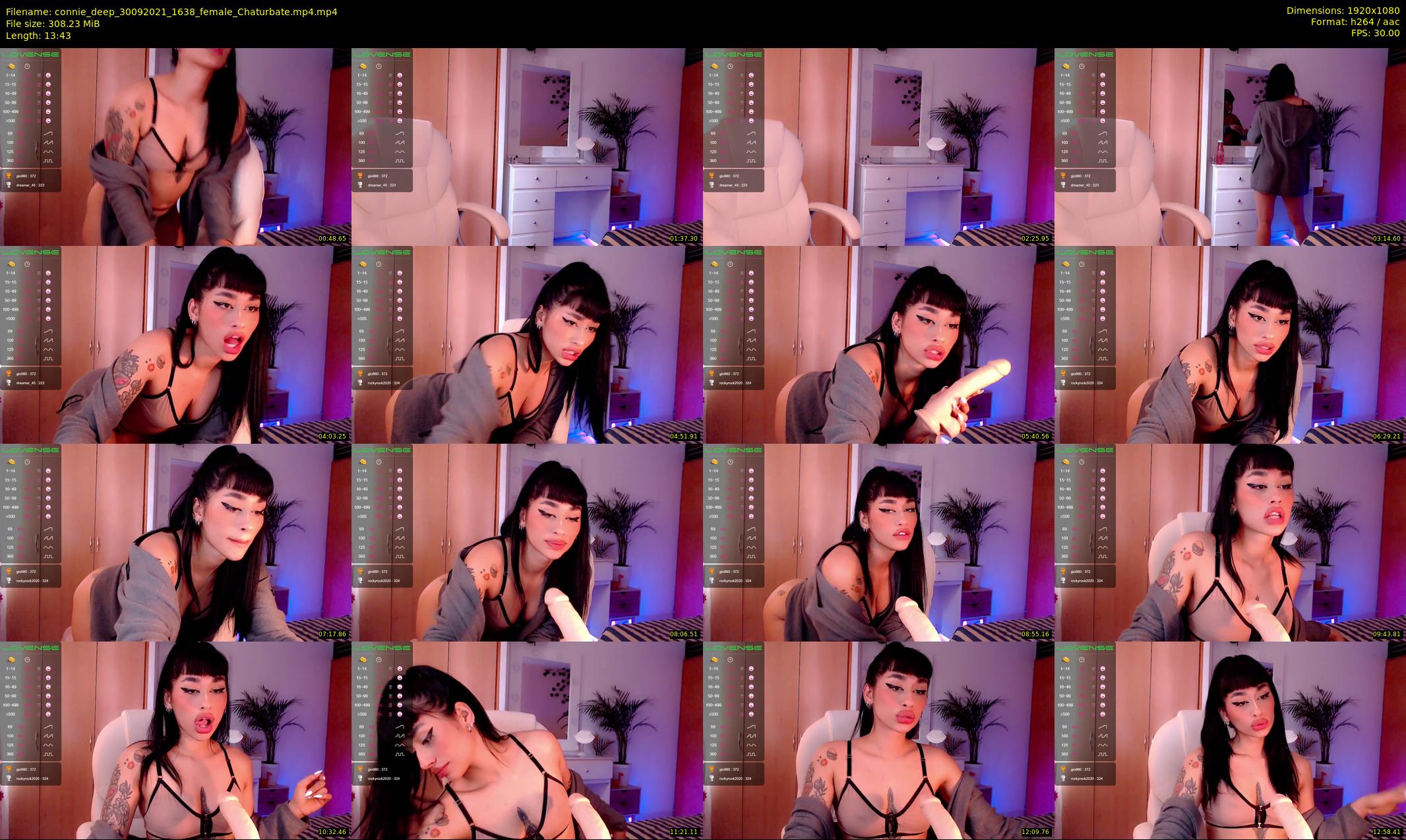 connie_deep — 14 minute Chaturbate female cam show recording, 1080p, Sep 30, 2021
