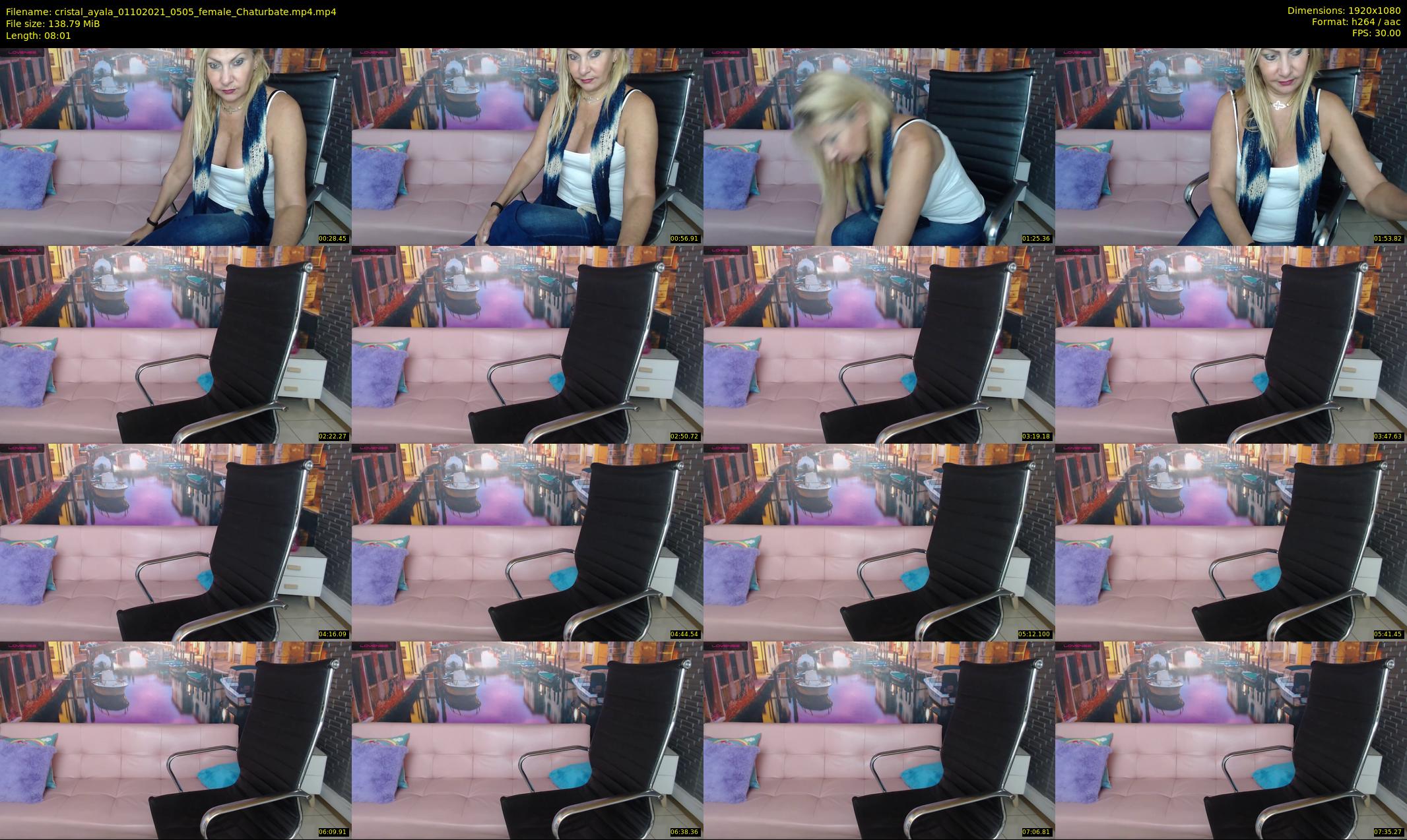 cristal_ayala — 9 minute Chaturbate female cam show recording, 1080p, Oct 1, 2021