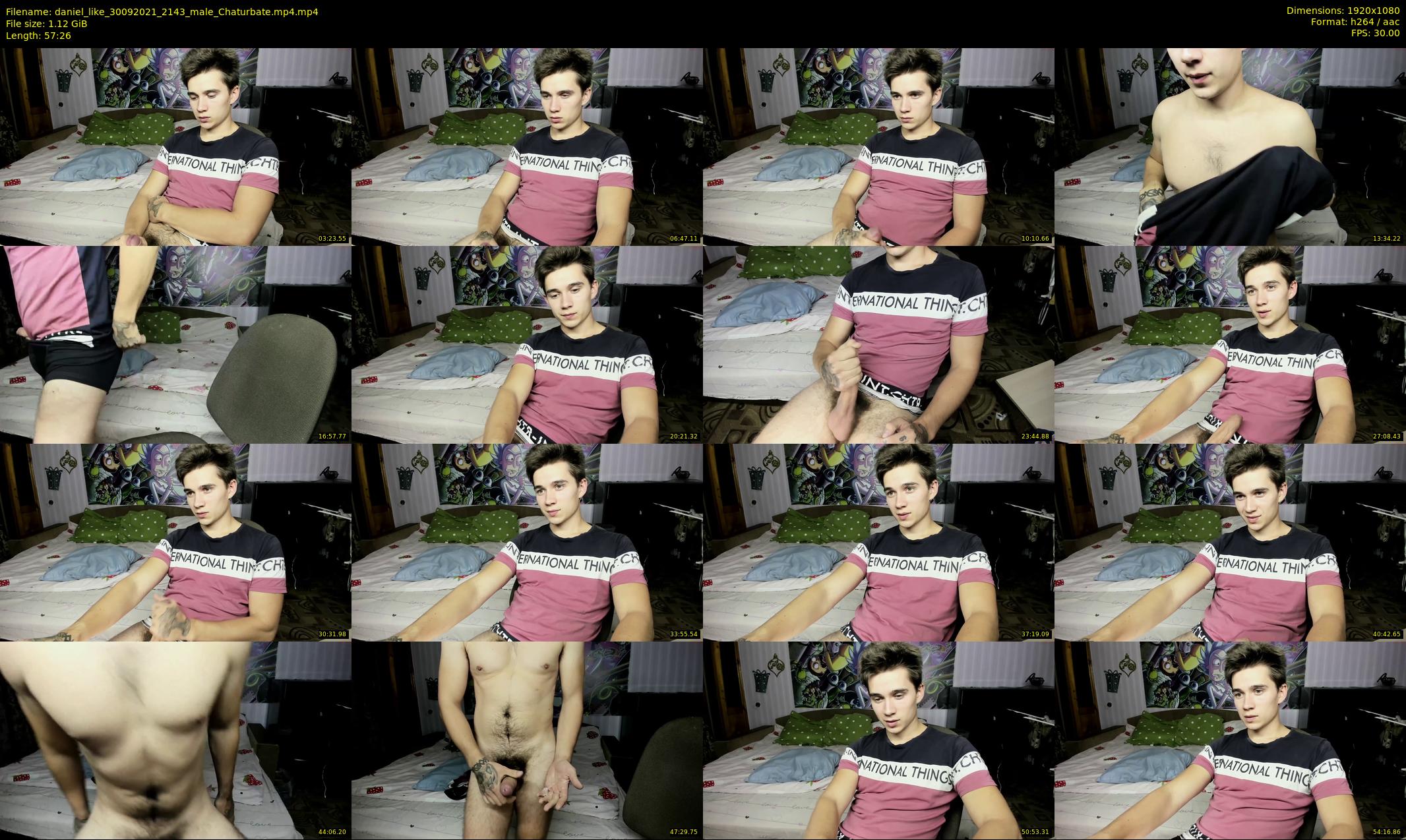 daniel_like — 58 minute Chaturbate male cam show recording, 1080p, Sep 30, 2021