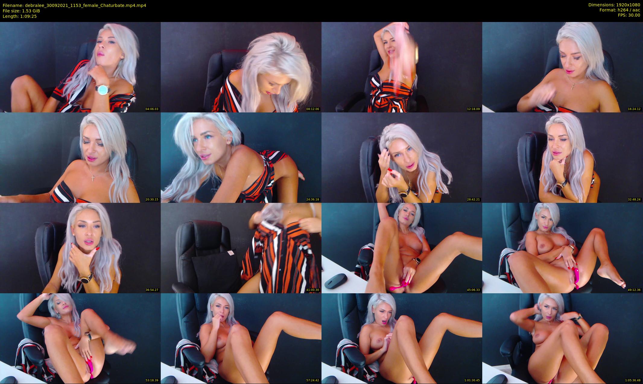 debralee — 70 minute Chaturbate female cam show recording, 1080p, Sep 30, 2021