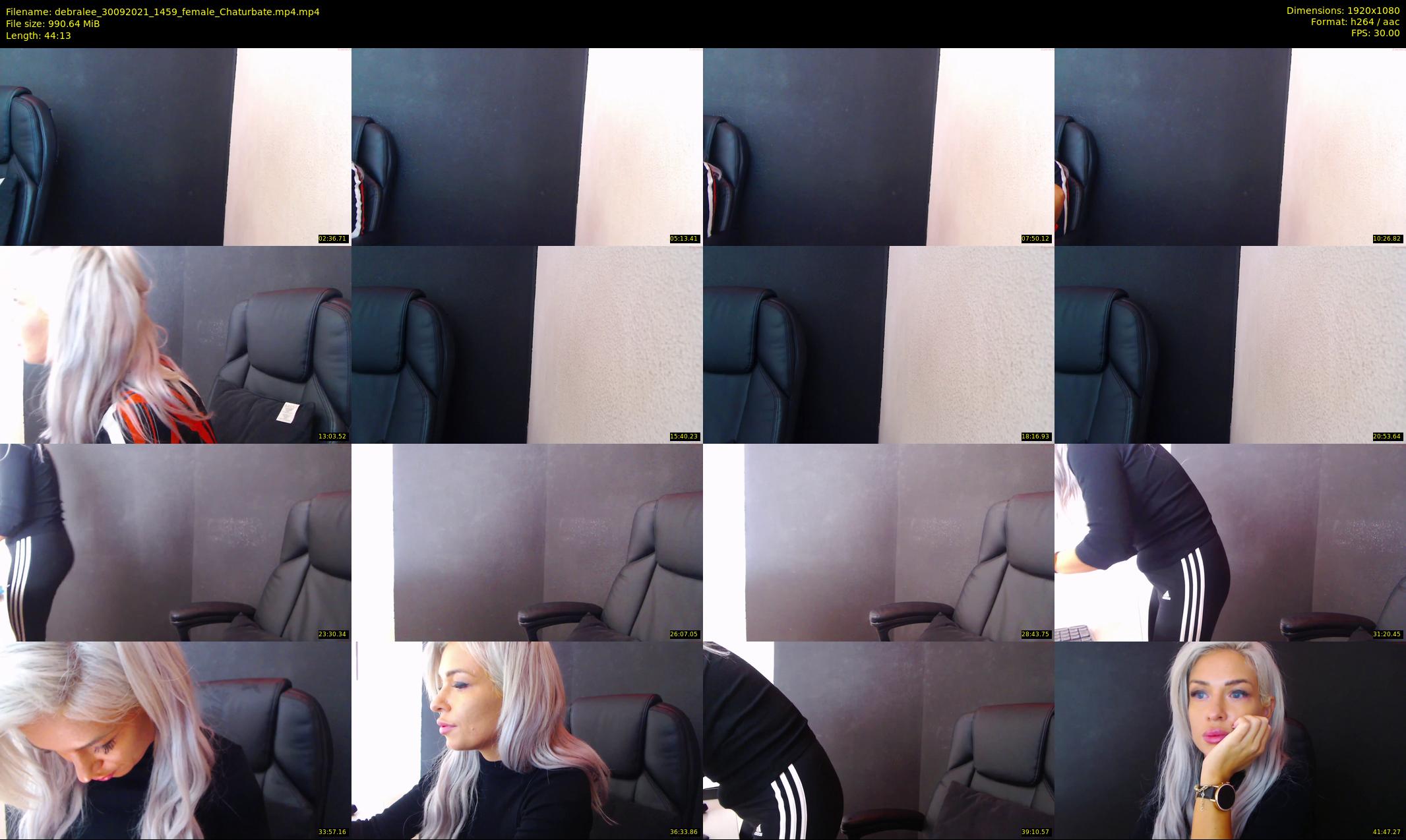 debralee — 45 minute Chaturbate female cam show recording, 1080p, Sep 30, 2021