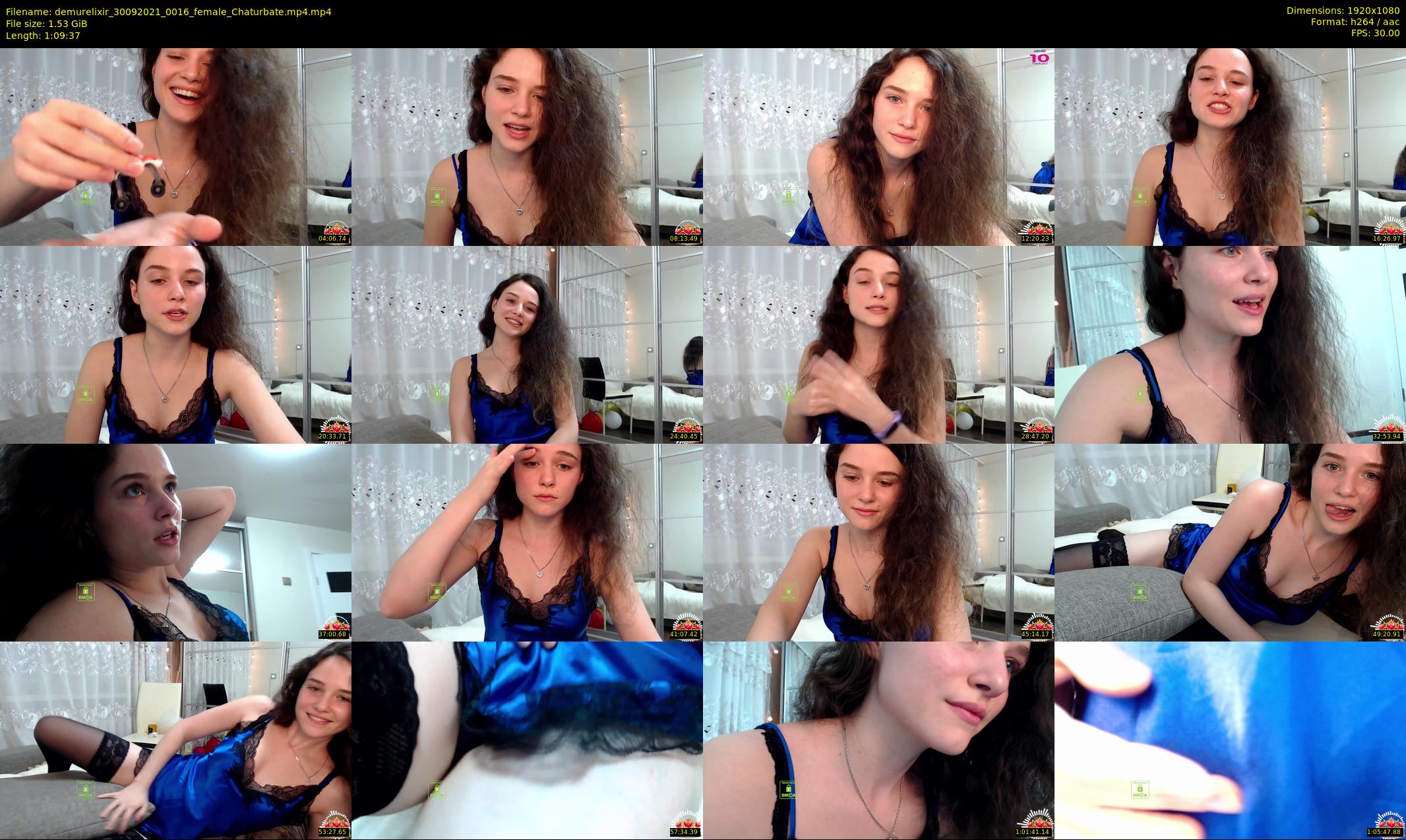 demurelixir — 70 minute Chaturbate female cam show recording, 1080p, Sep 30, 2021