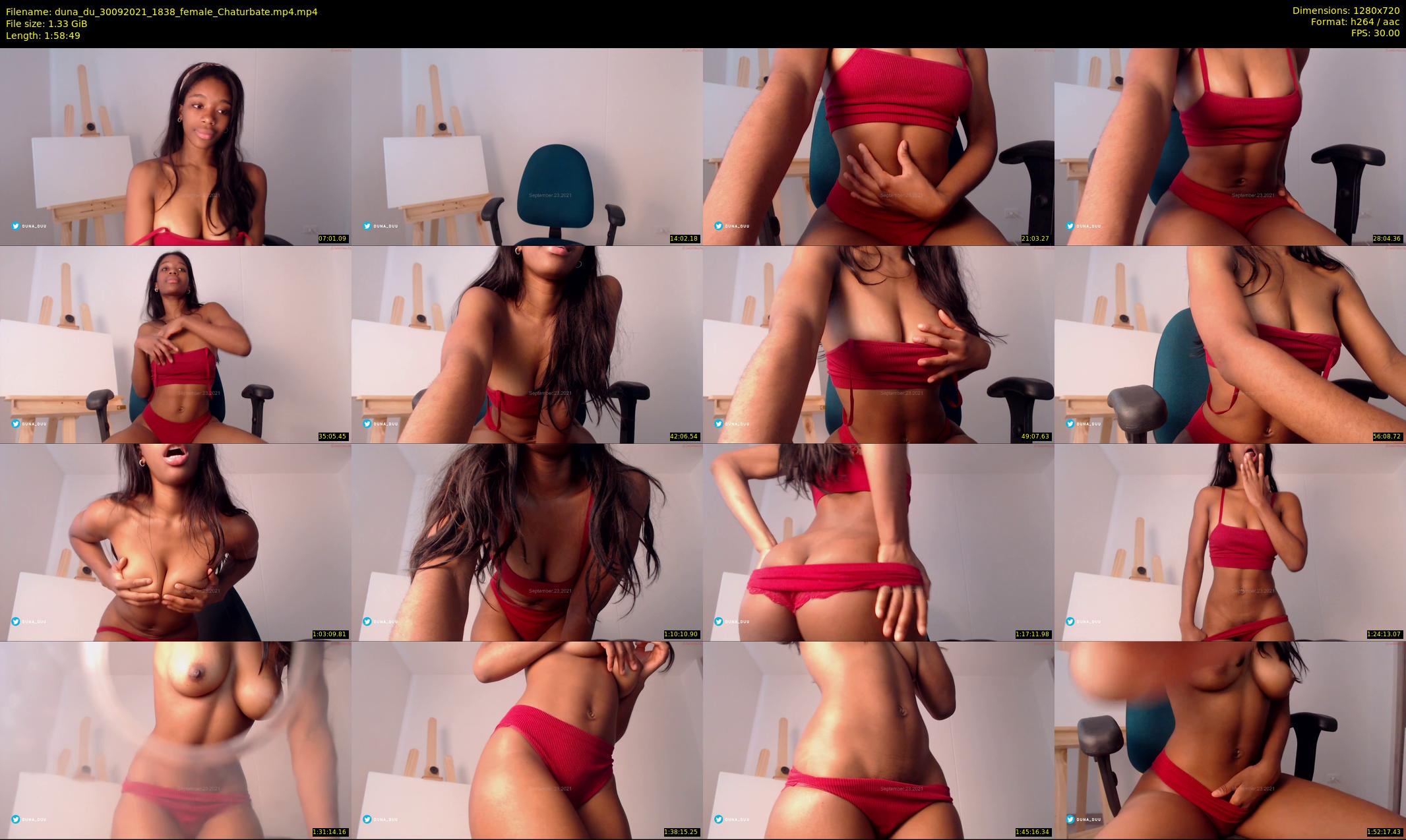 duna_du — 119 minute Chaturbate female cam show recording, 720p, Sep 30, 2021