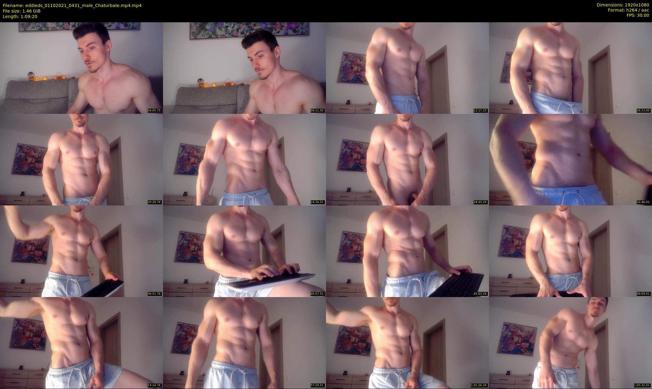 eddieds — 70 minute Chaturbate male cam show recording, 1080p, Oct 1, 2021