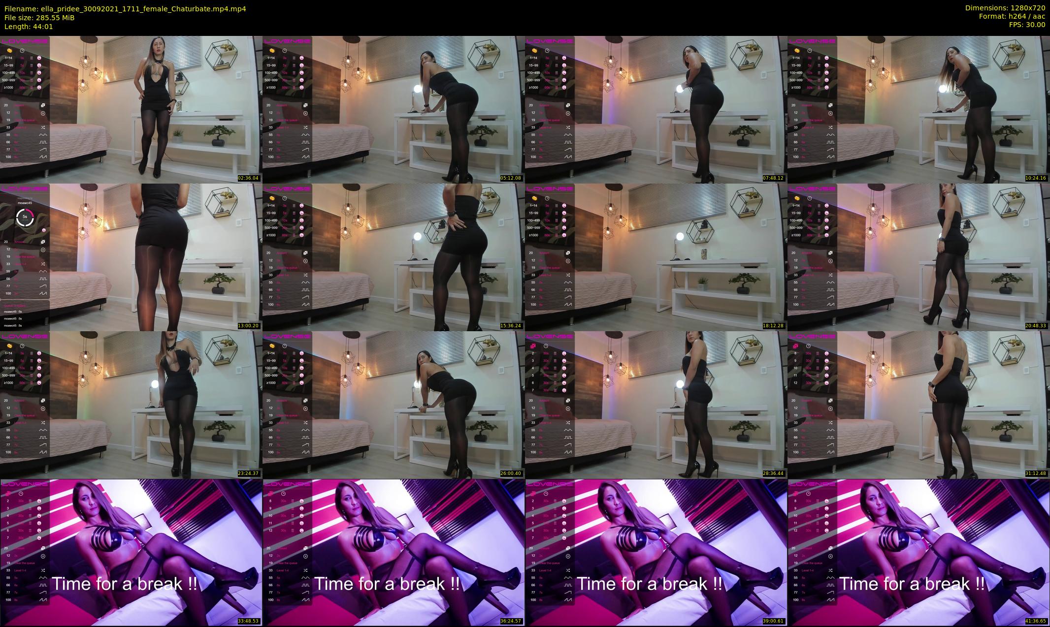 ella_pridee — 45 minute Chaturbate female cam show recording, 720p, Sep 30, 2021