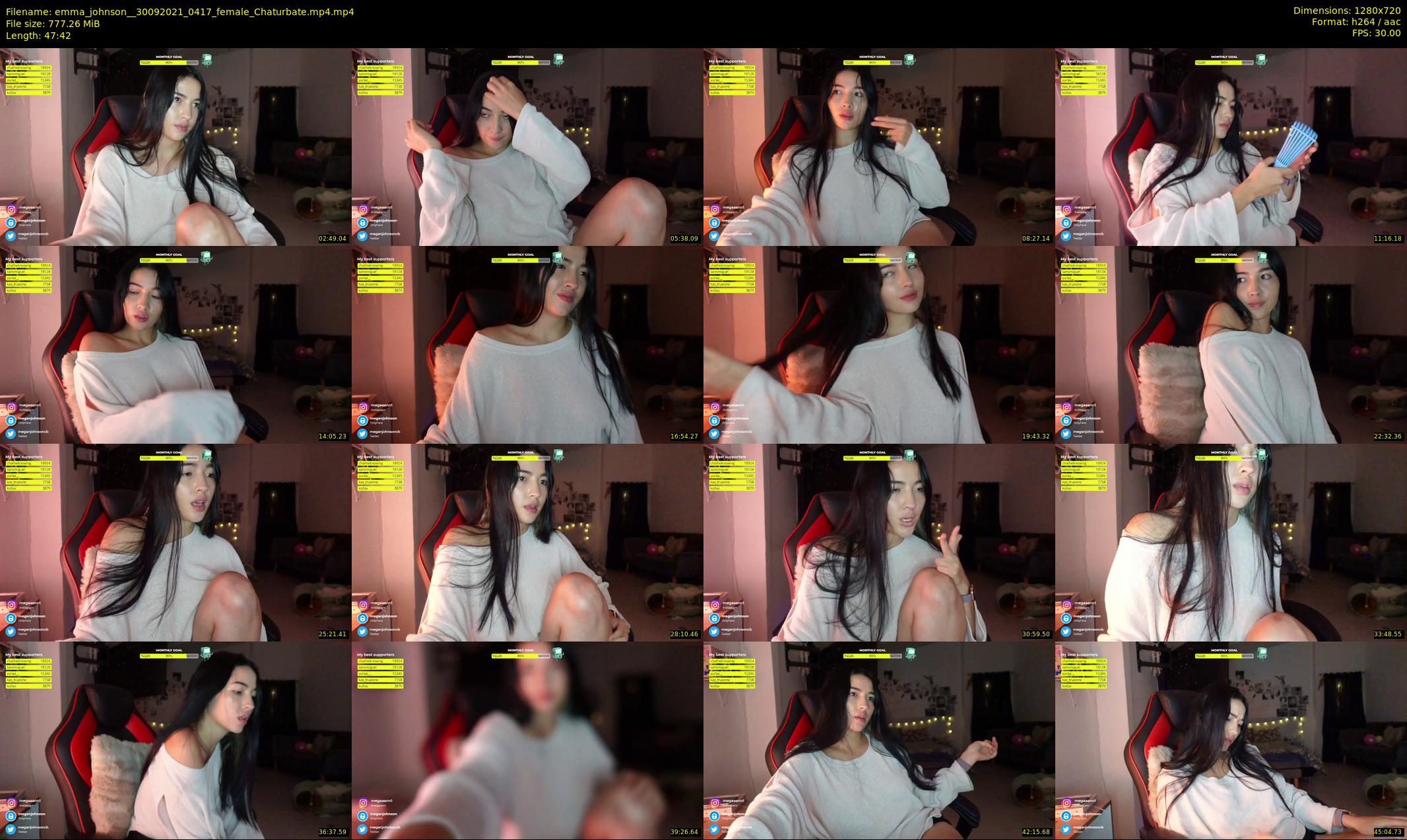 emma_johnson_ — 48 minute Chaturbate female cam show recording, 720p, Sep 30, 2021