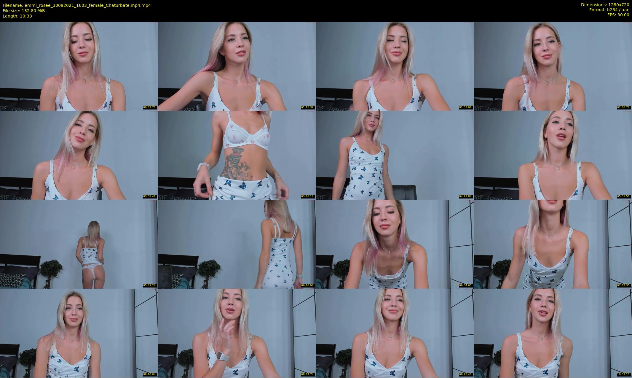 emmi_rosee — 11 minute Chaturbate female cam show recording, 720p, Sep 30, 2021