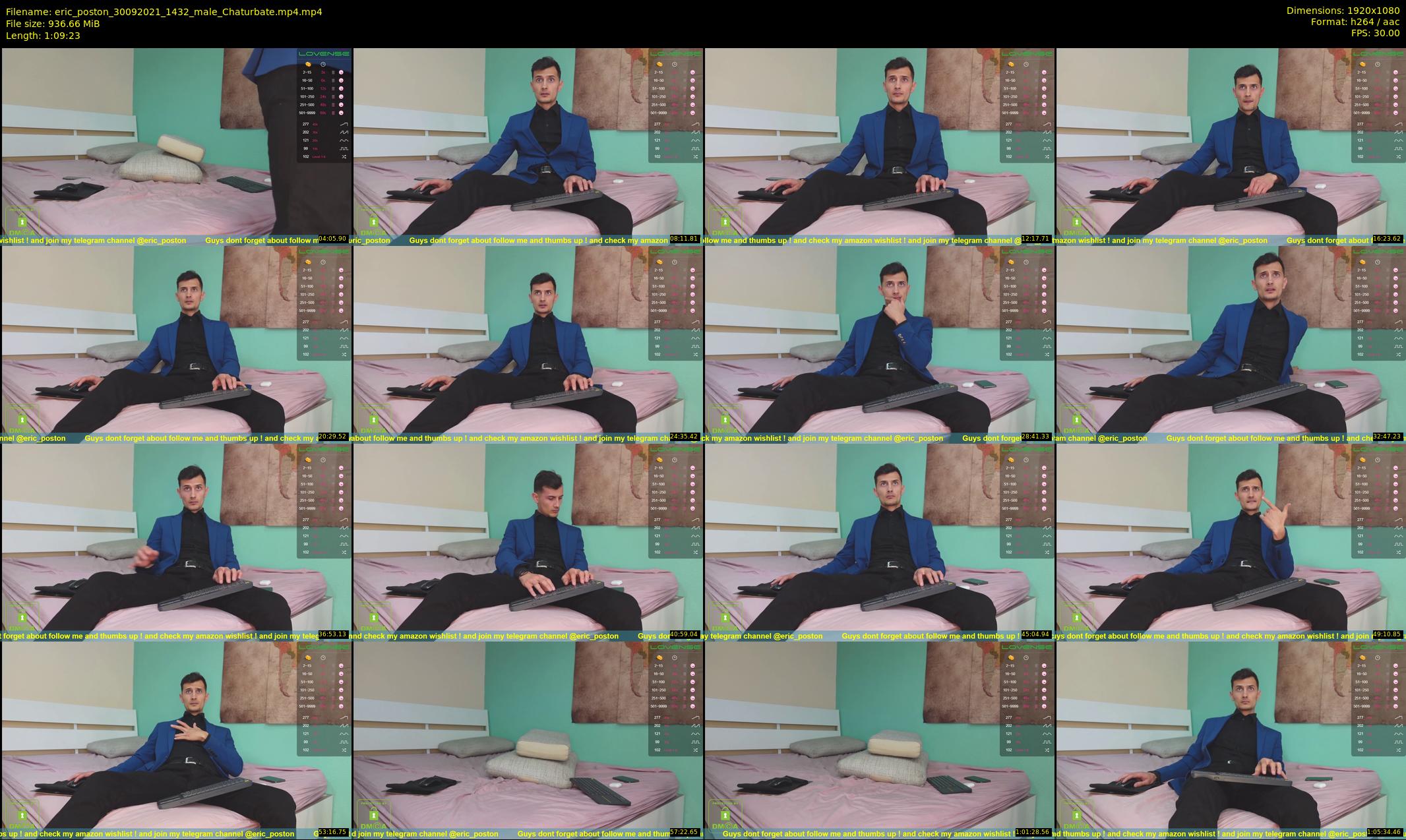 eric_poston — 70 minute Chaturbate male cam show recording, 1080p, Sep 30, 2021