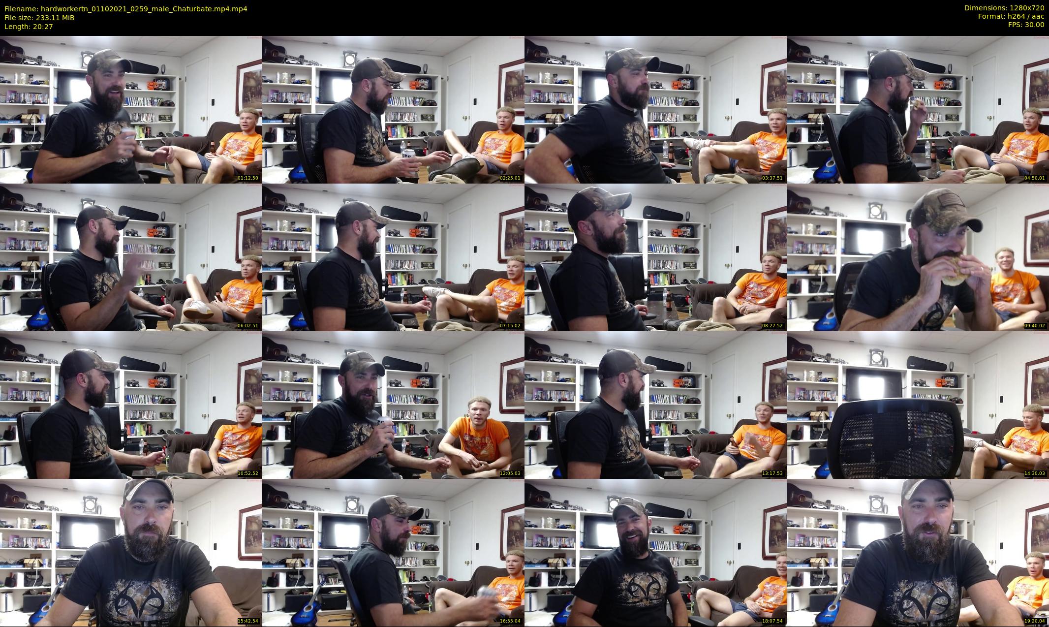 hardworkertn — 21 minute Chaturbate male cam show recording, 720p, Oct 1, 2021