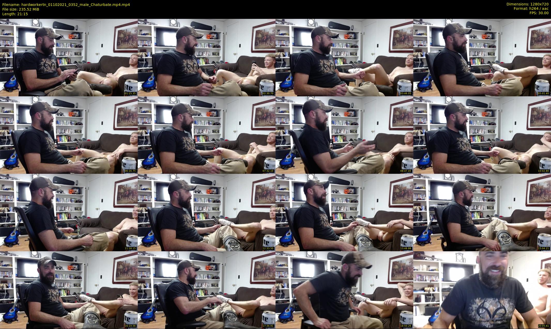 hardworkertn — 22 minute Chaturbate male cam show recording, 720p, Oct 1, 2021