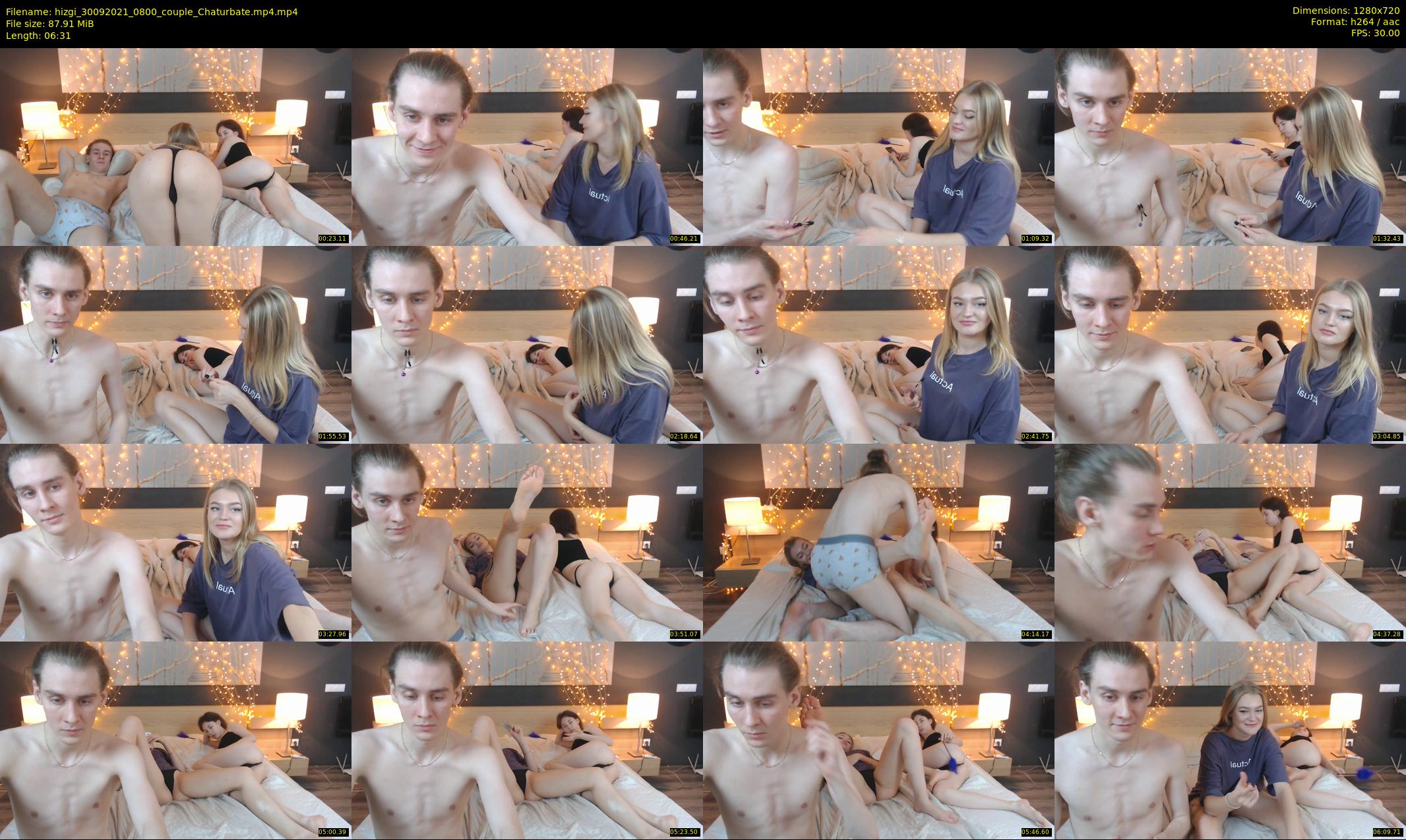 hizgi — 7 minute Chaturbate couple cam show recording, 720p, Sep 30, 2021