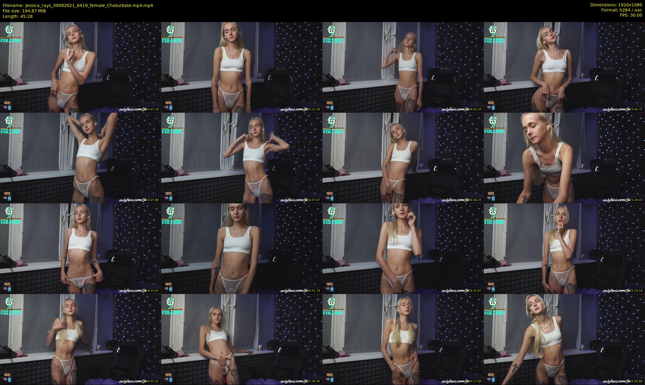 jessica_rays — 46 minute Chaturbate couple cam show recording, 1080p, Sep 30, 2021