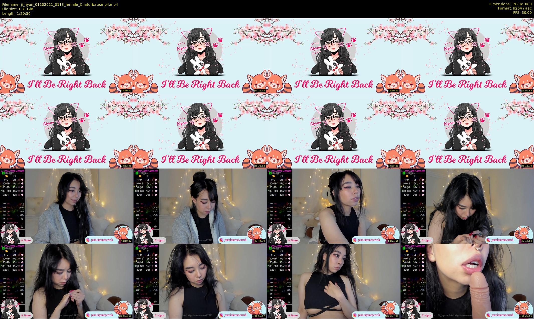 ji_hyun — 81 minute Chaturbate female cam show recording, 1080p, Oct 1, 2021