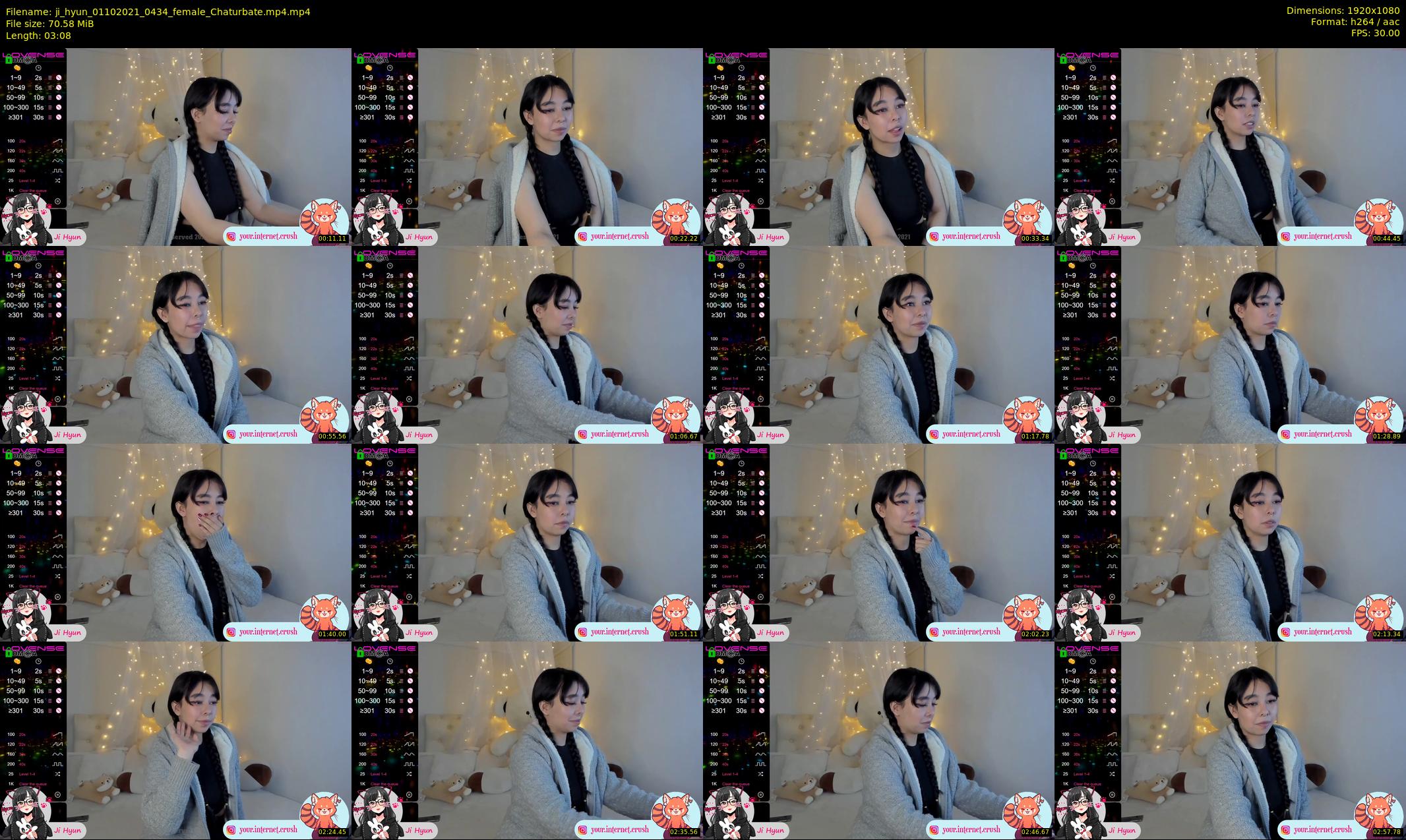 ji_hyun — 4 minute Chaturbate female cam show recording, 1080p, Oct 1, 2021