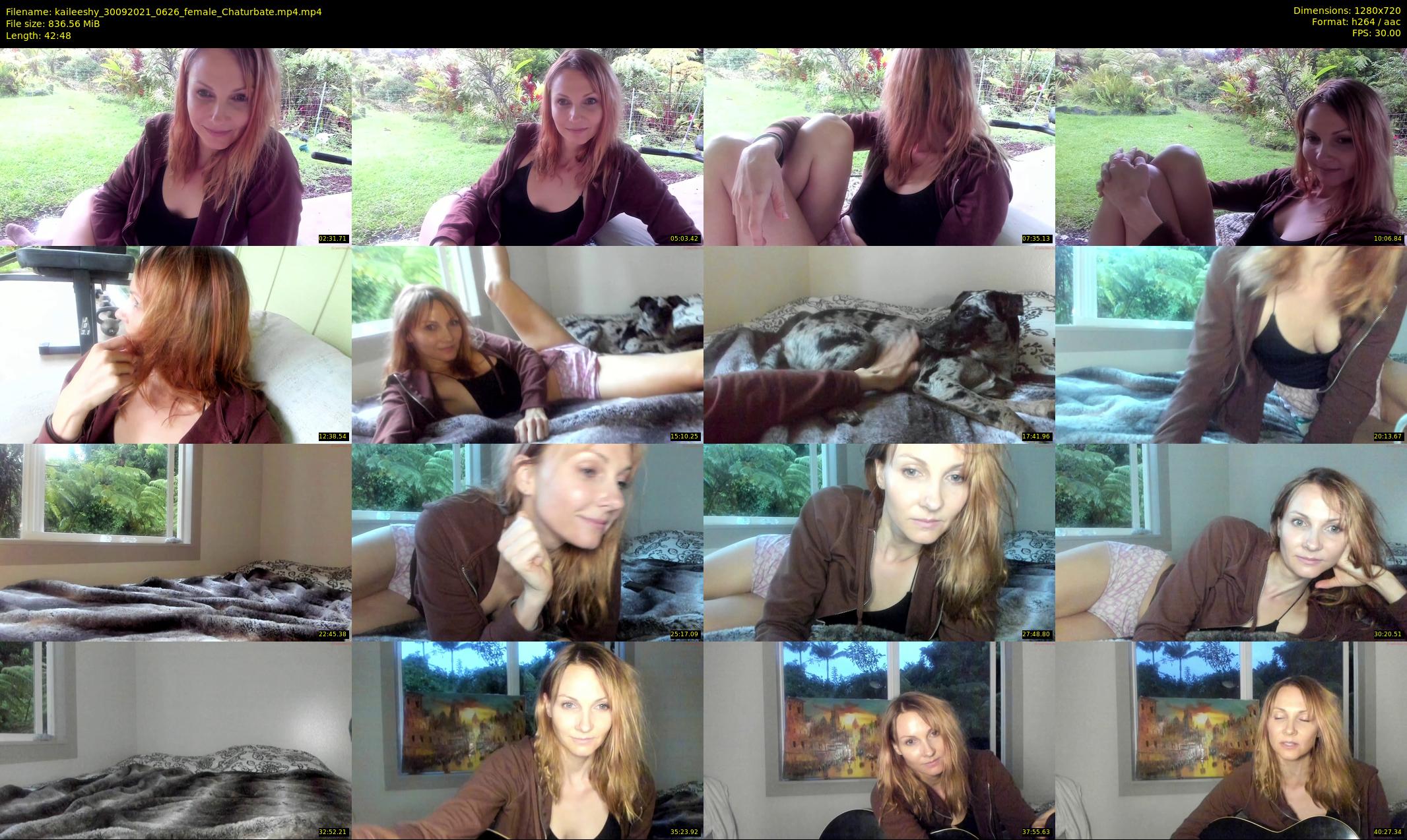 kaileeshy — 43 minute Chaturbate female cam show recording, 720p, Sep 30, 2021