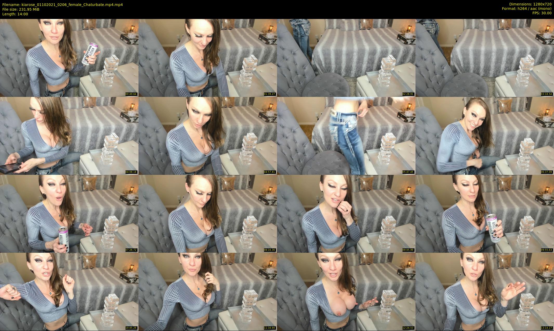 kiarose — 14 minute Chaturbate female cam show recording, 720p, Oct 1, 2021