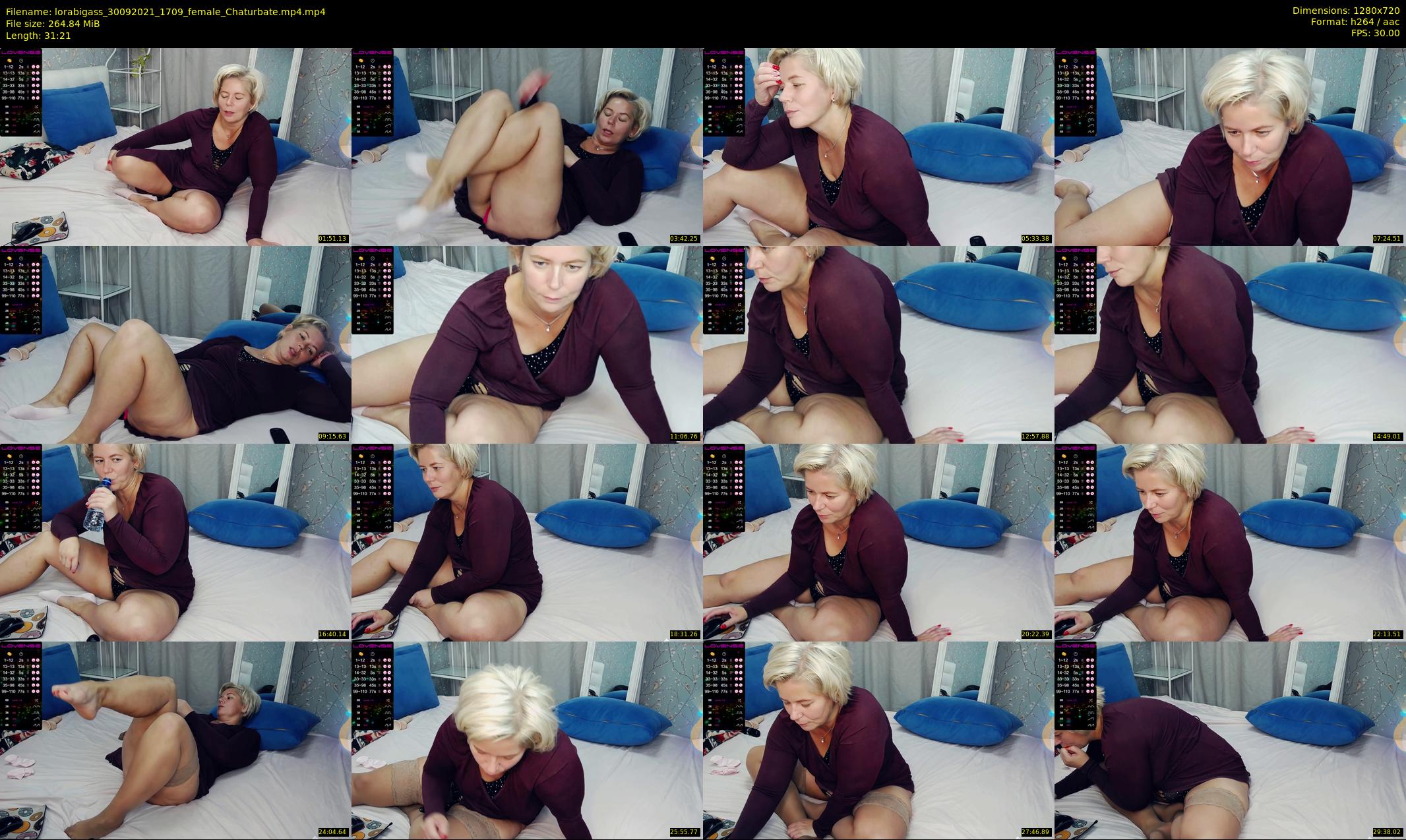 lorabigass — 32 minute Chaturbate female cam show recording, 720p, Sep 30, 2021