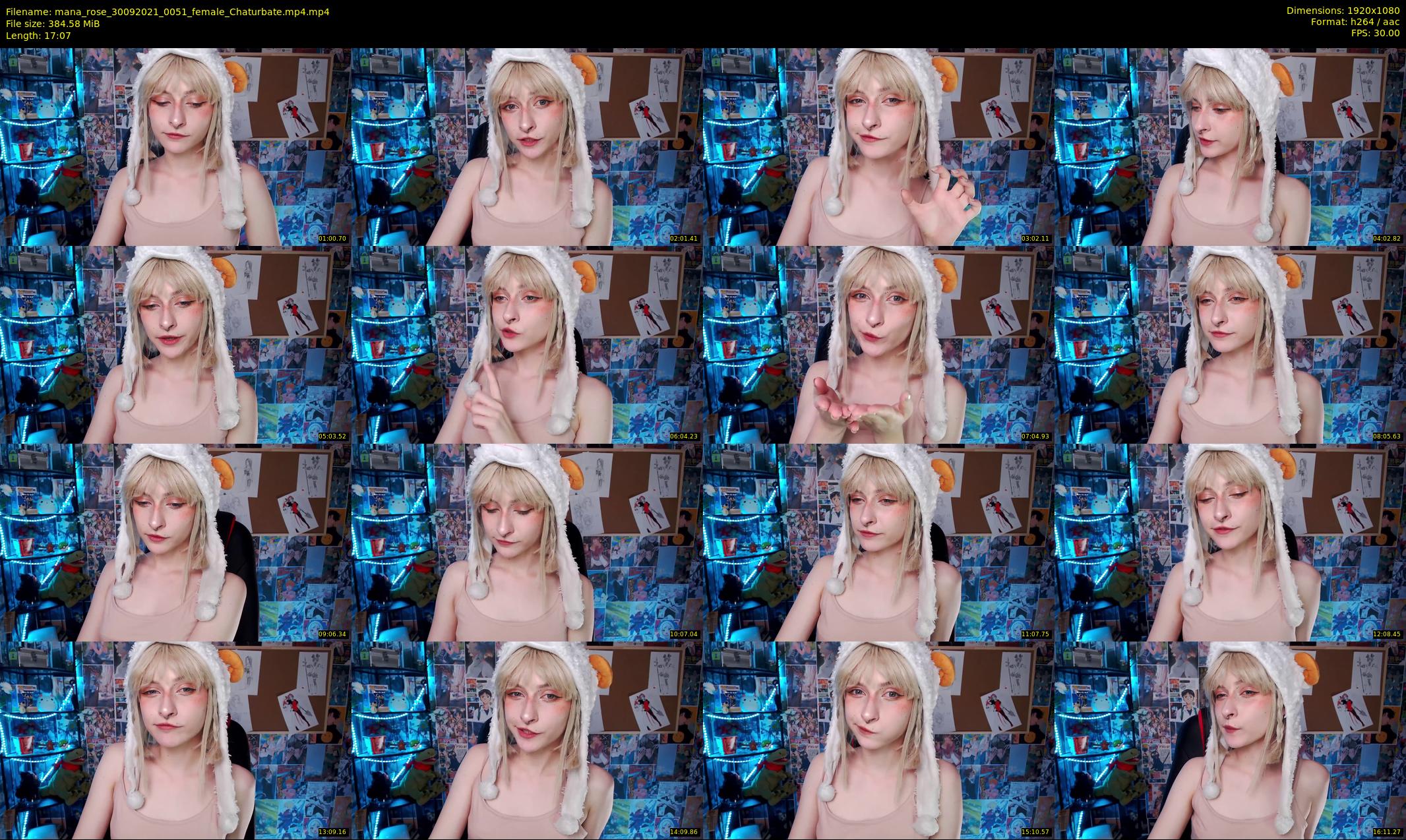 mana_rose — 18 minute Chaturbate female cam show recording, 1080p, Sep 30, 2021