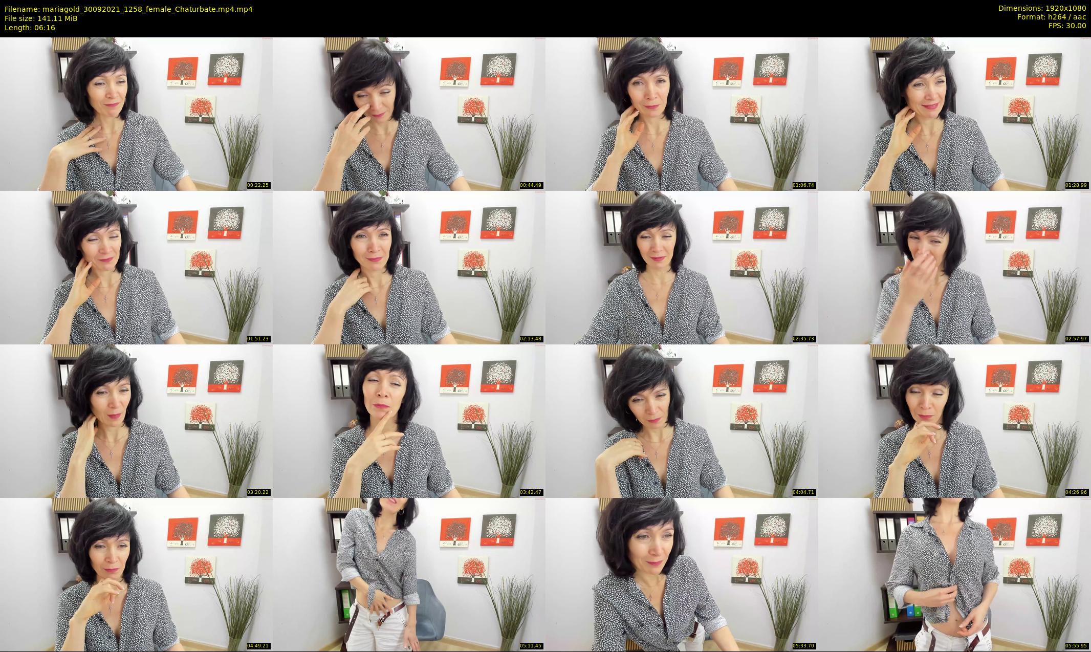 mariagold — 7 minute Chaturbate female cam show recording, 1080p, Sep 30, 2021