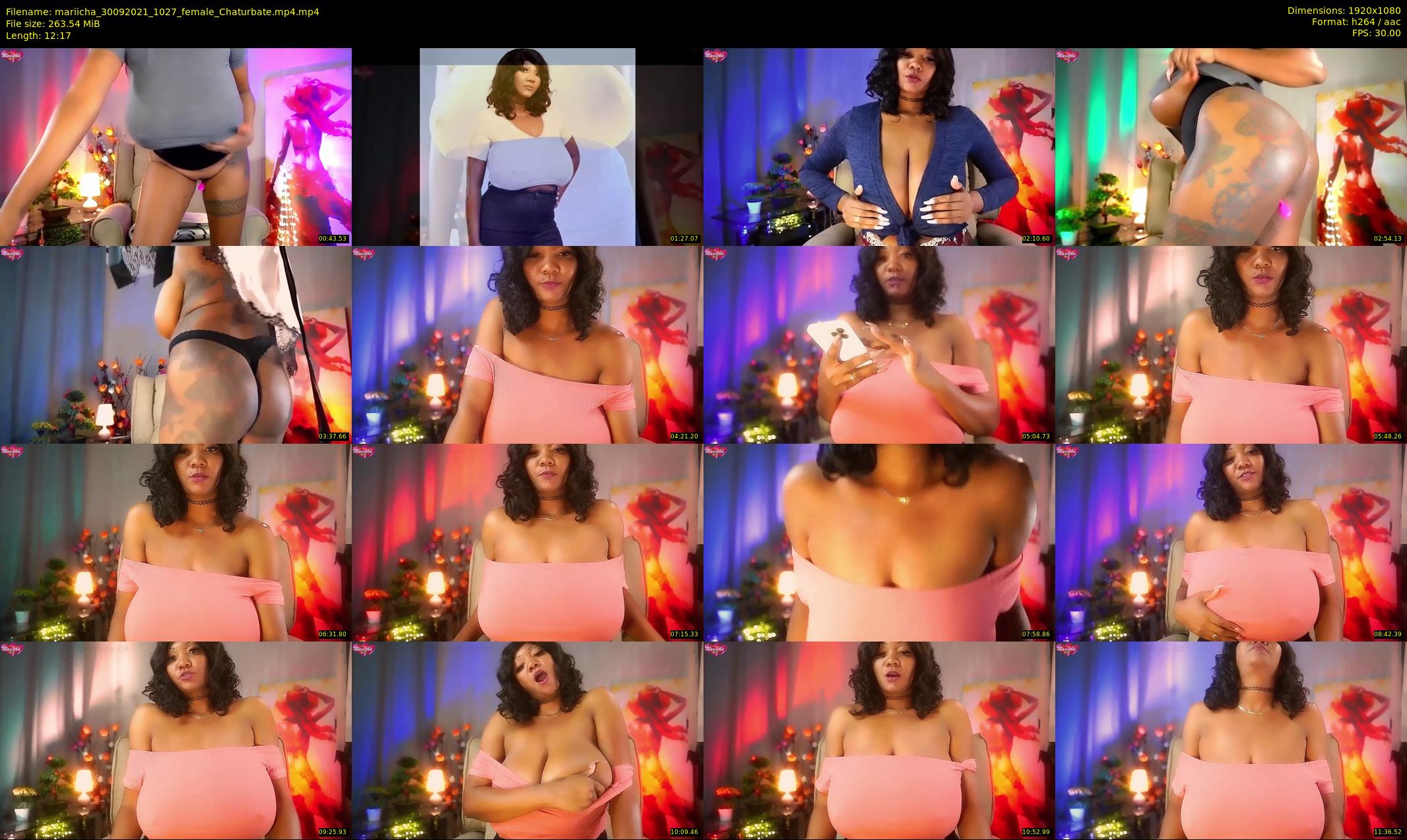 mariicha — 13 minute Chaturbate female cam show recording, 1080p, Sep 30, 2021