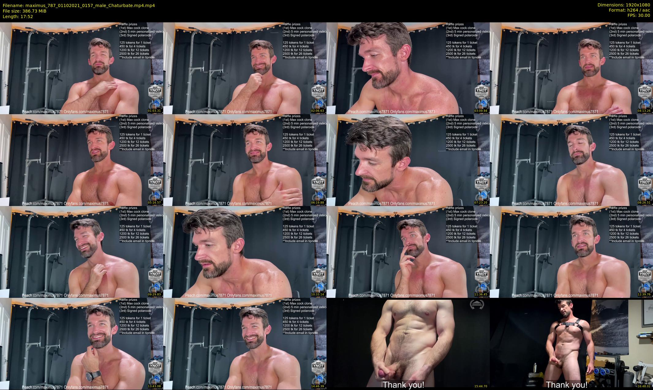 maximus_787 — 18 minute Chaturbate male cam show recording, 1080p, Oct 1, 2021