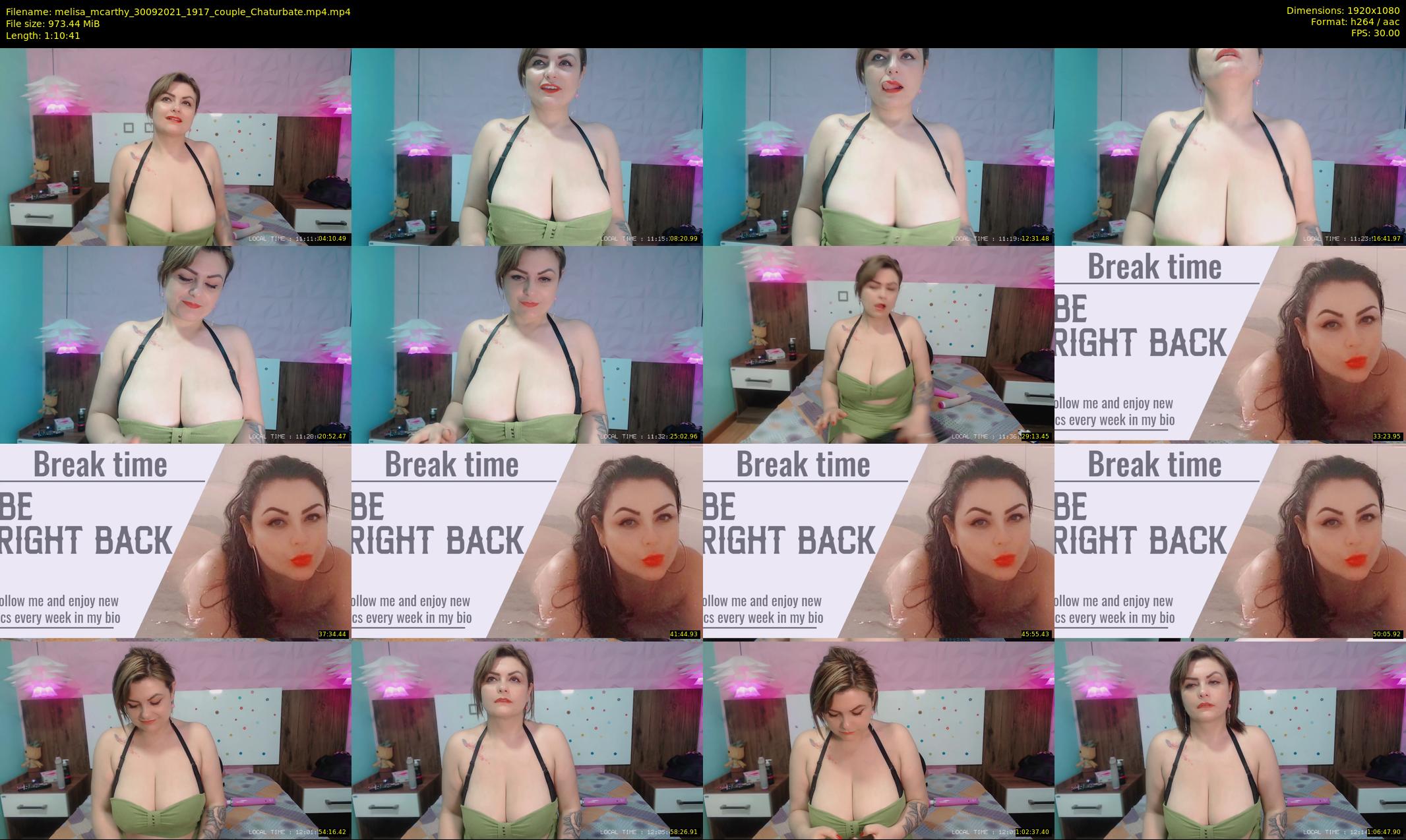 melisa_mcarthy — 71 minute Chaturbate couple cam show recording, 1080p, Sep 30, 2021