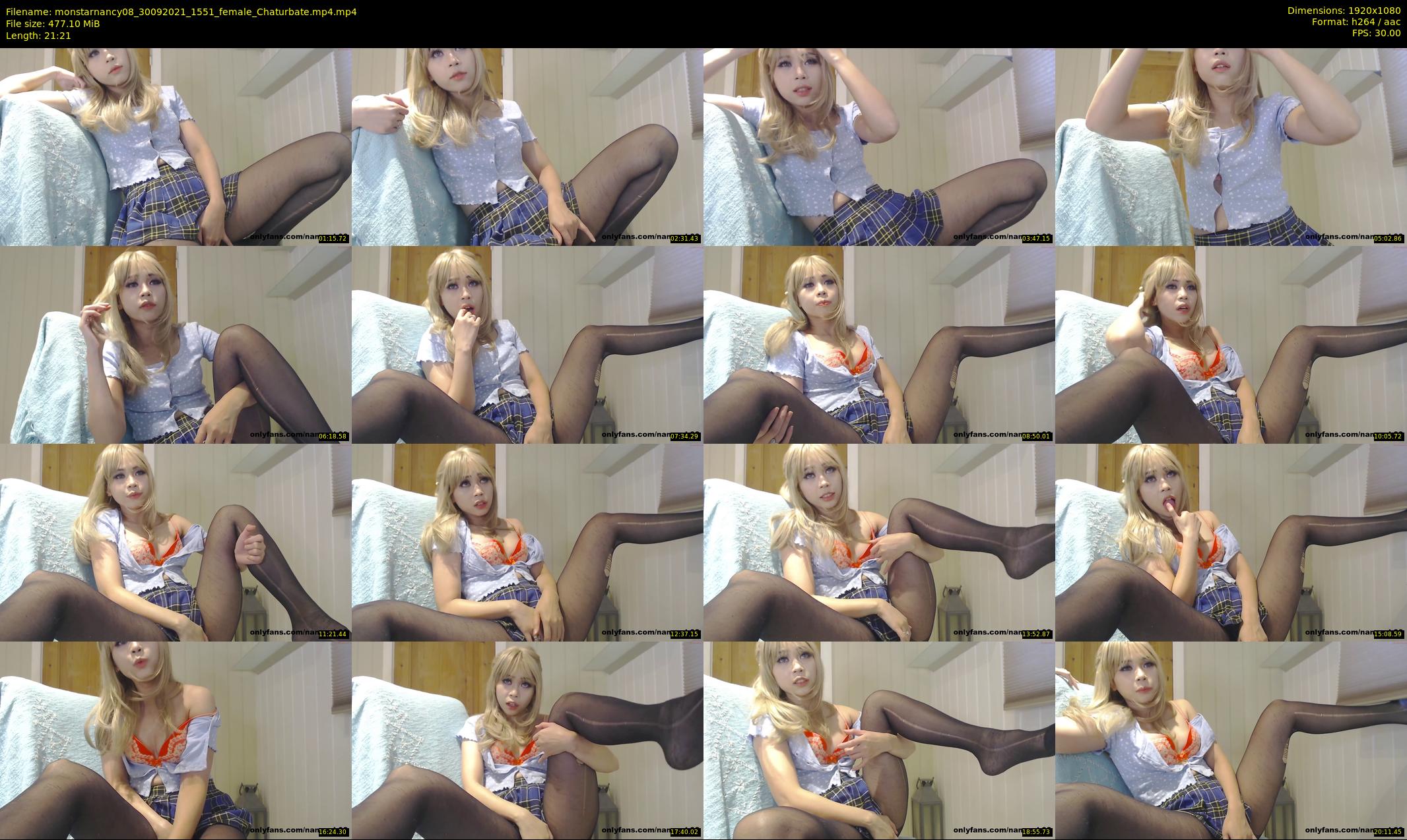 monstarnancy08 — 22 minute Chaturbate female cam show recording, 1080p, Sep 30, 2021