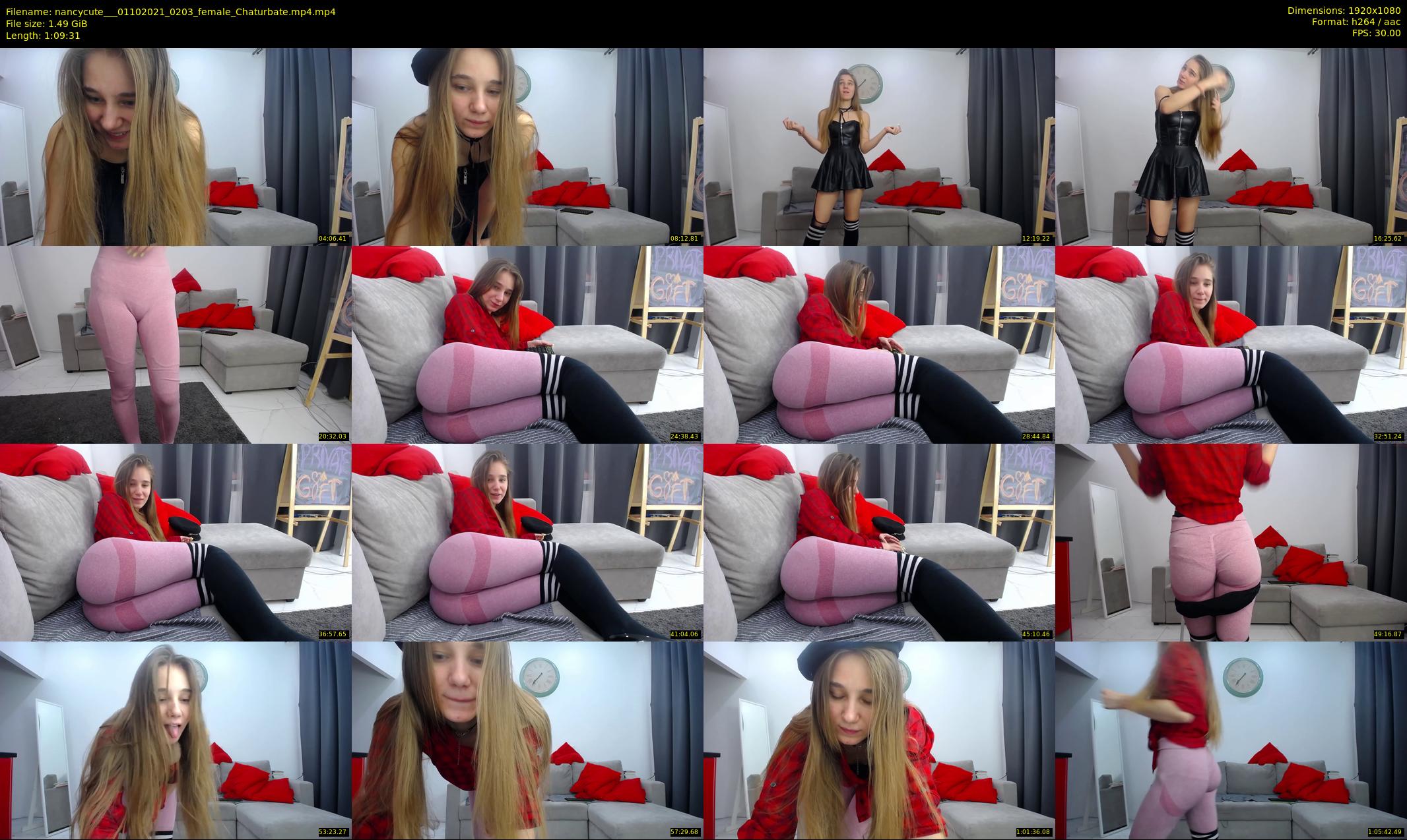 nancycute__ — 70 minute Chaturbate female cam show recording, 1080p, Oct 1, 2021
