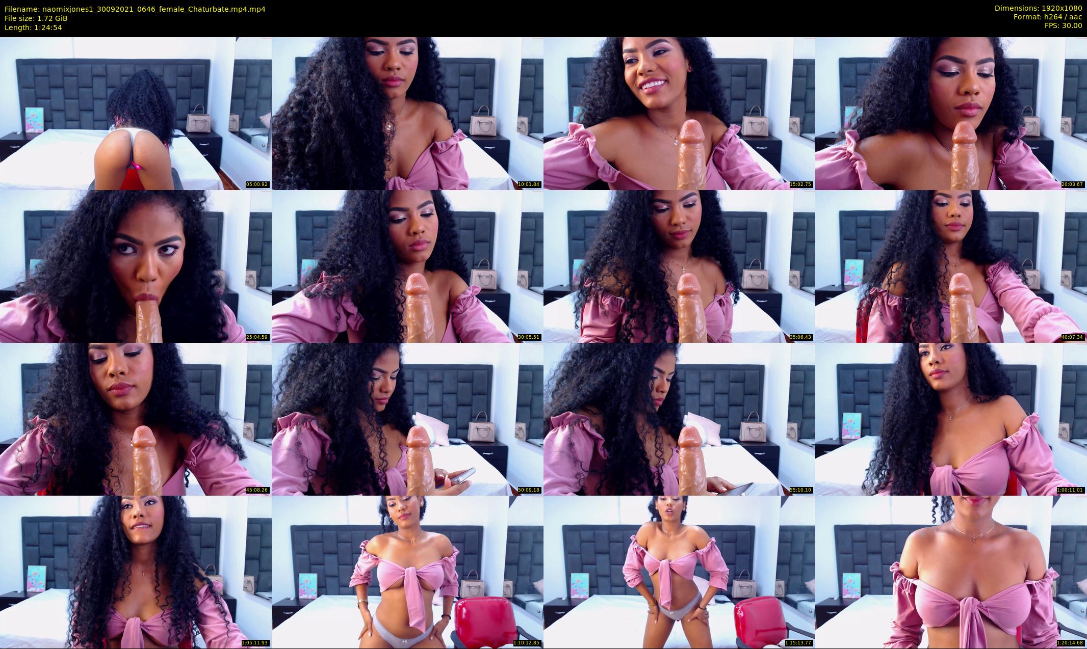 naomixjones1 — 85 minute Chaturbate female cam show recording, 1080p, Sep 30, 2021