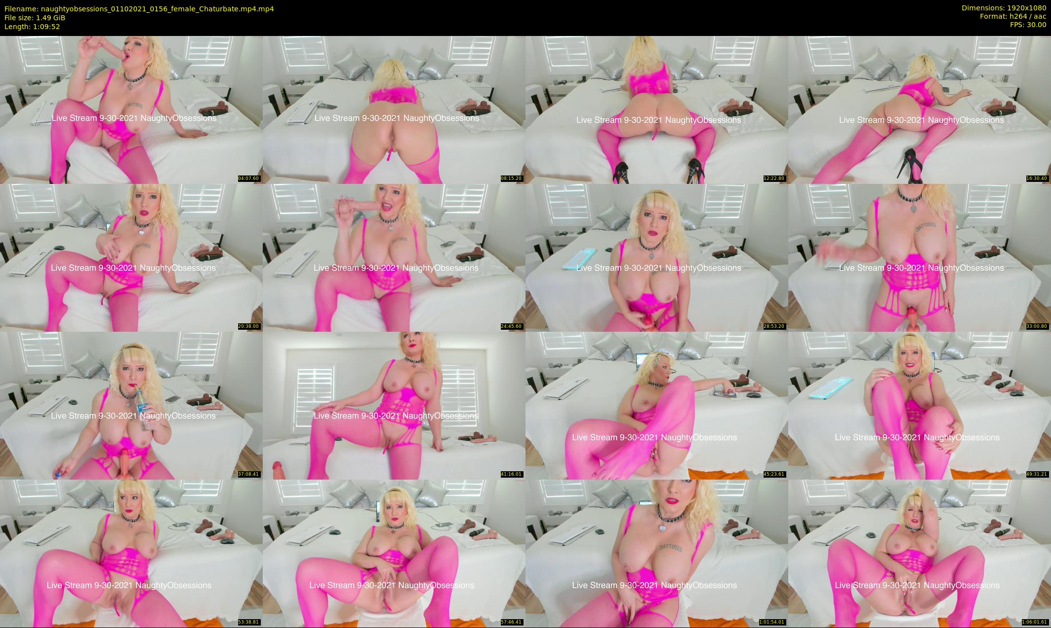 naughtyobsessions — 70 minute Chaturbate female cam show recording, 1080p, Oct 1, 2021