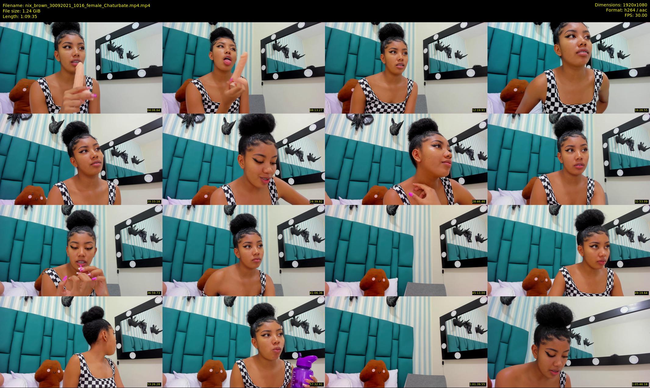nix_brown — 70 minute Chaturbate female cam show recording, 1080p, Sep 30, 2021
