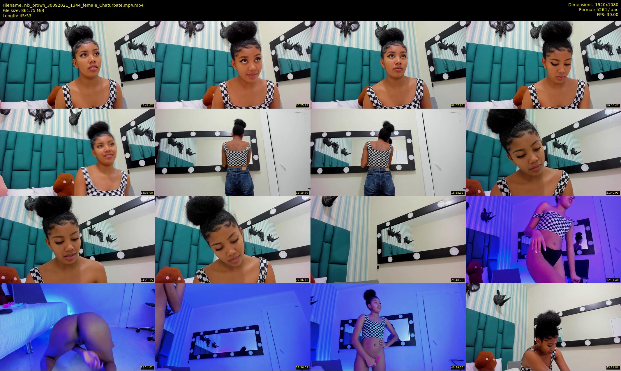 nix_brown — 46 minute Chaturbate female cam show recording, 1080p, Sep 30, 2021