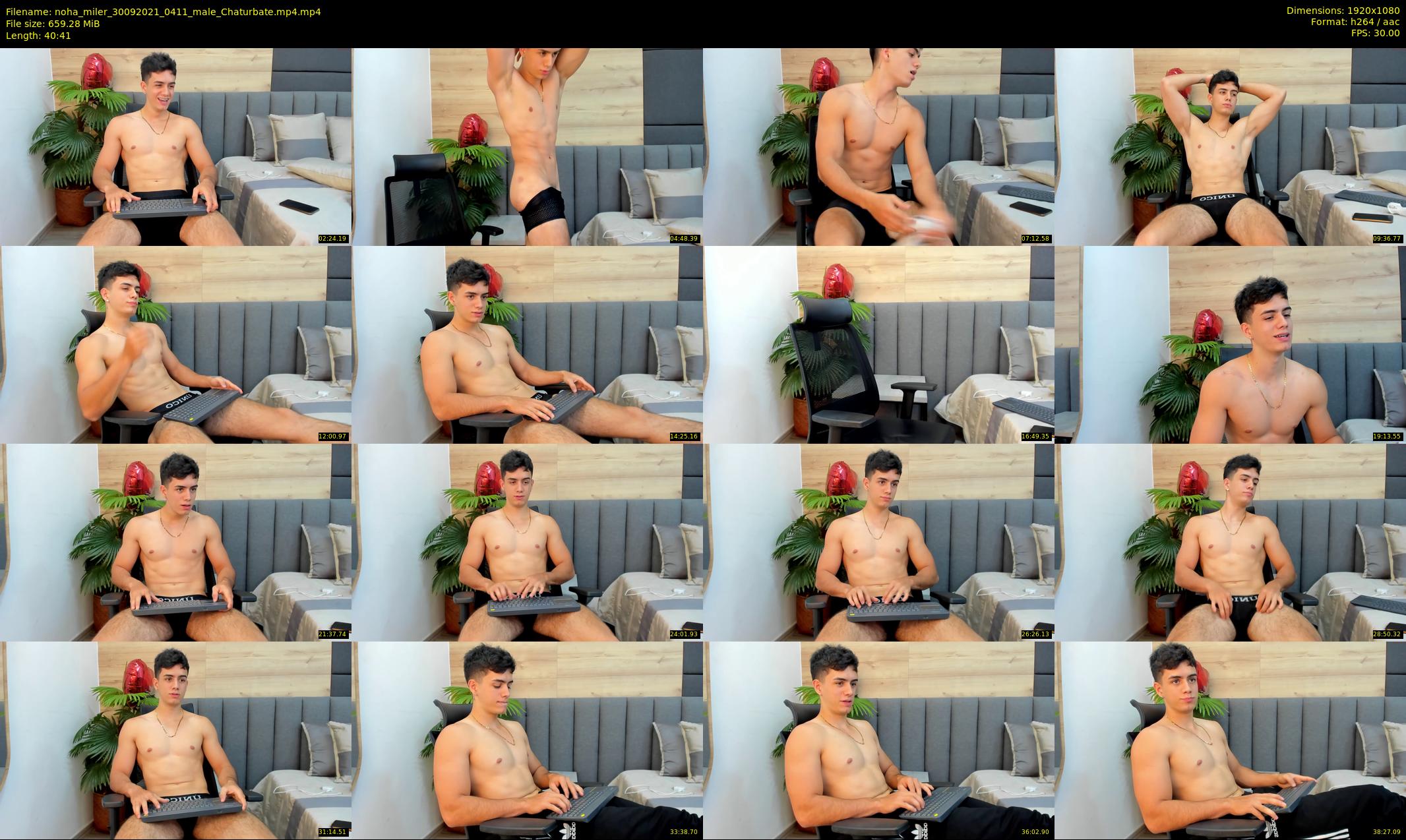 noha_miler — 41 minute Chaturbate male cam show recording, 1080p, Sep 30, 2021