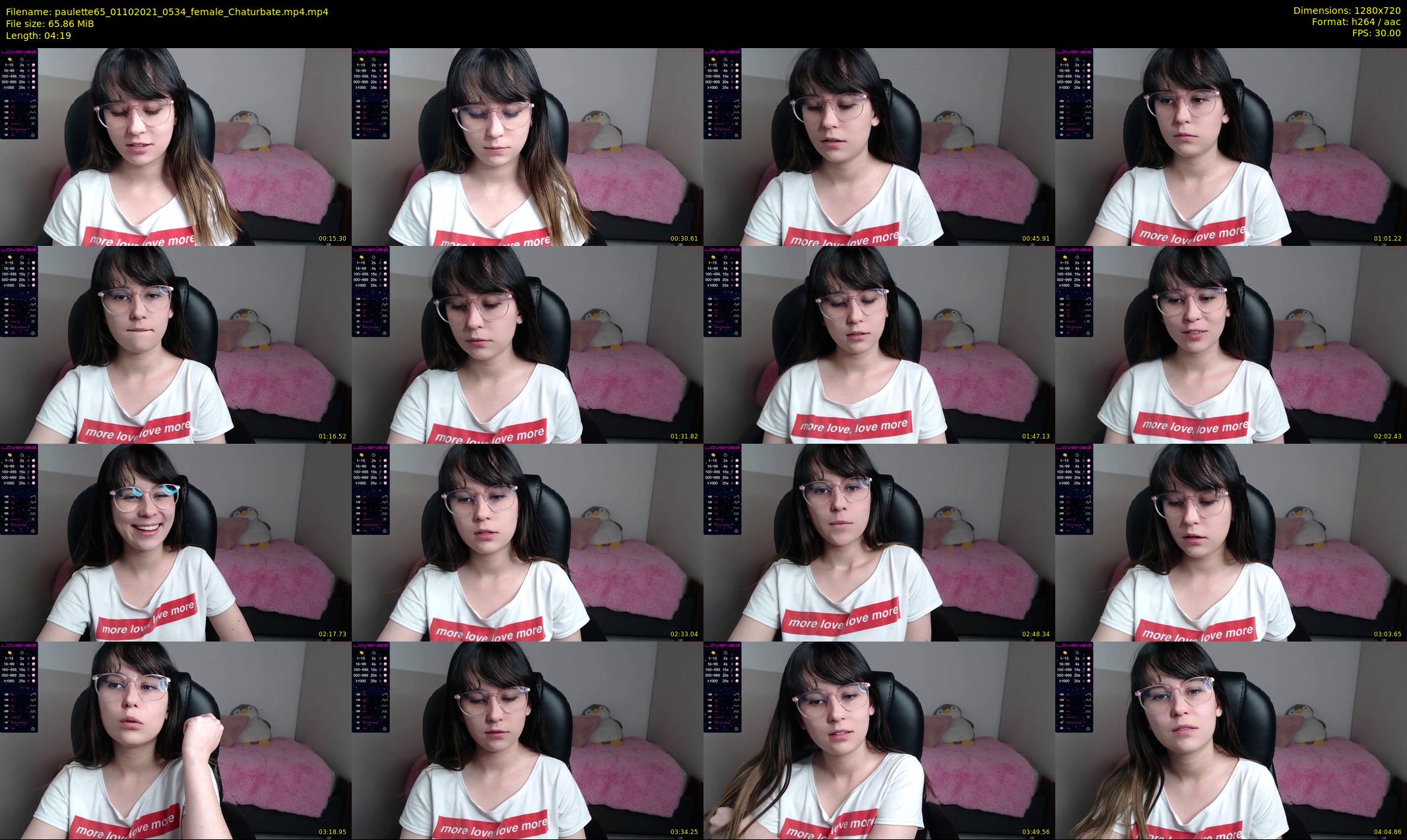 paulette65 — 5 minute Chaturbate female cam show recording, 720p, Oct 1, 2021