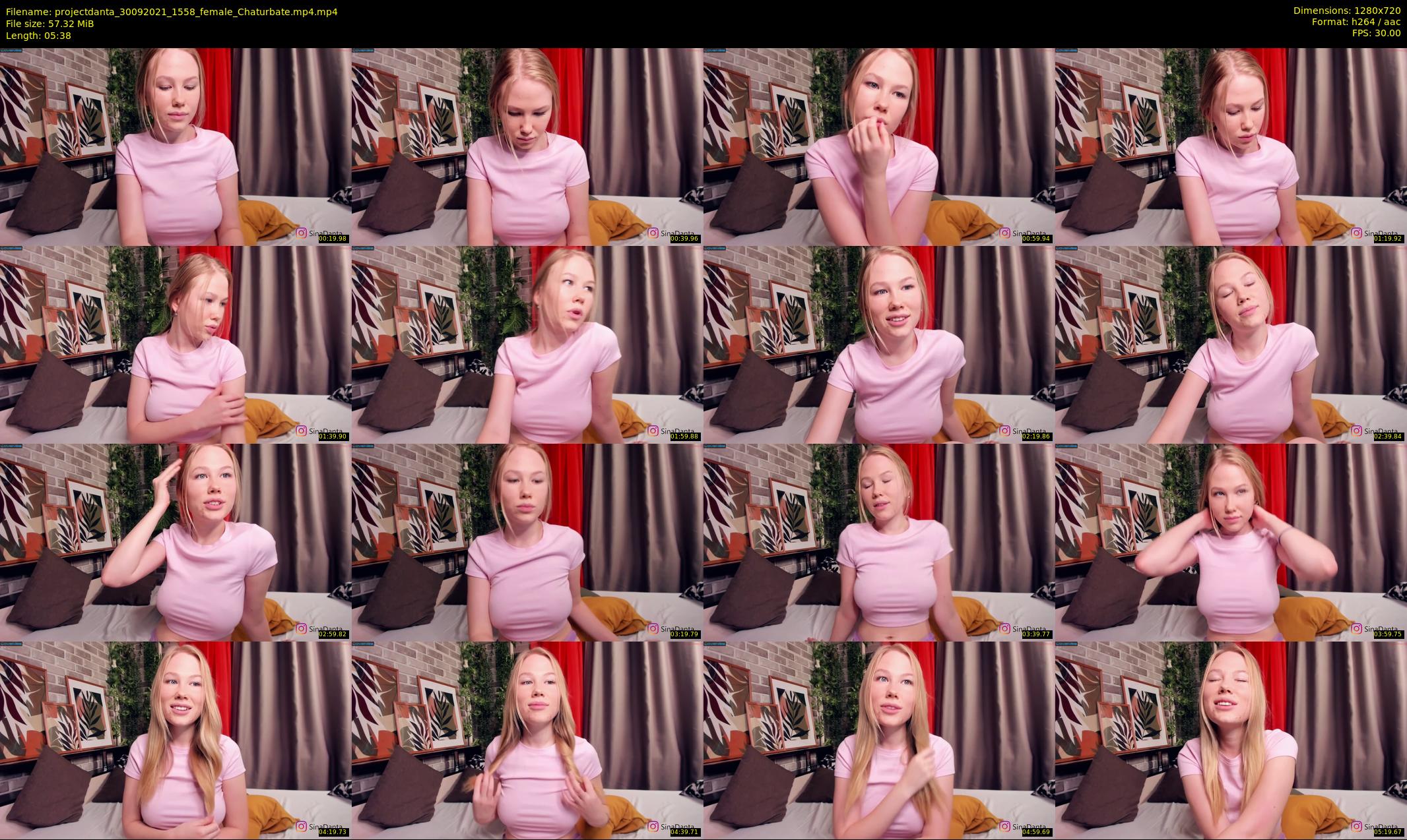 projectdanta — 6 minute Chaturbate female cam show recording, 720p, Sep 30, 2021