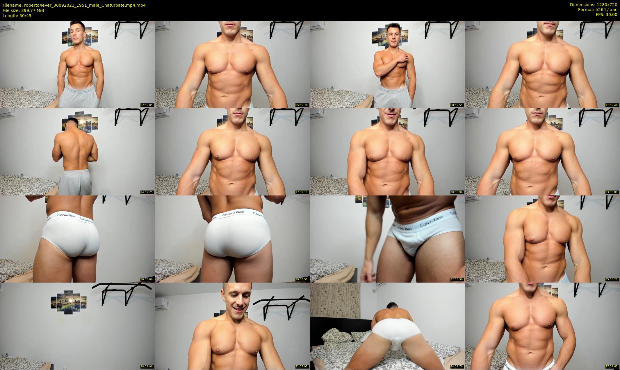 roberto4ever — 51 minute Chaturbate male cam show recording, 720p, Sep 30, 2021