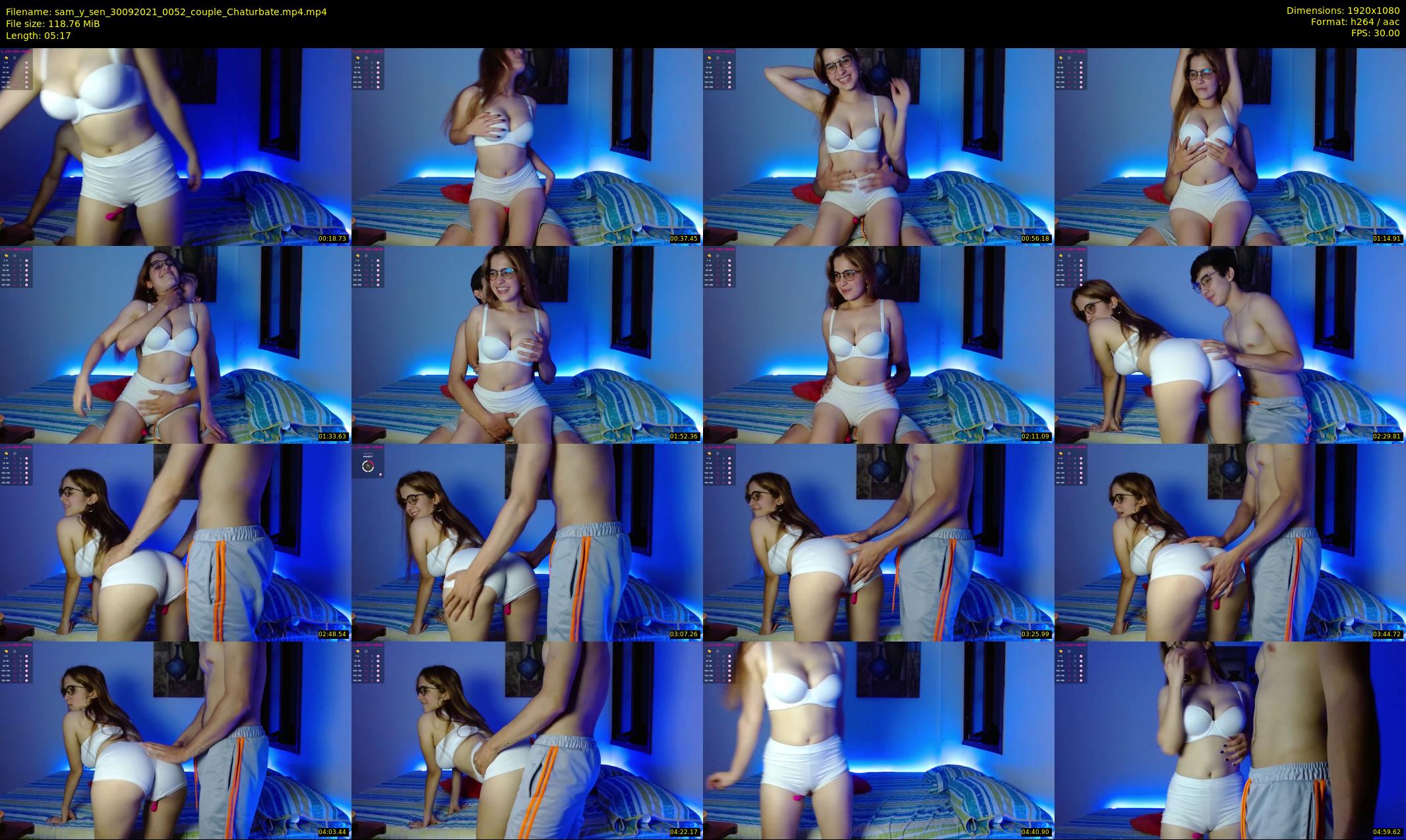 sam_y_sen — 6 minute Chaturbate couple cam show recording, 1080p, Sep 30, 2021