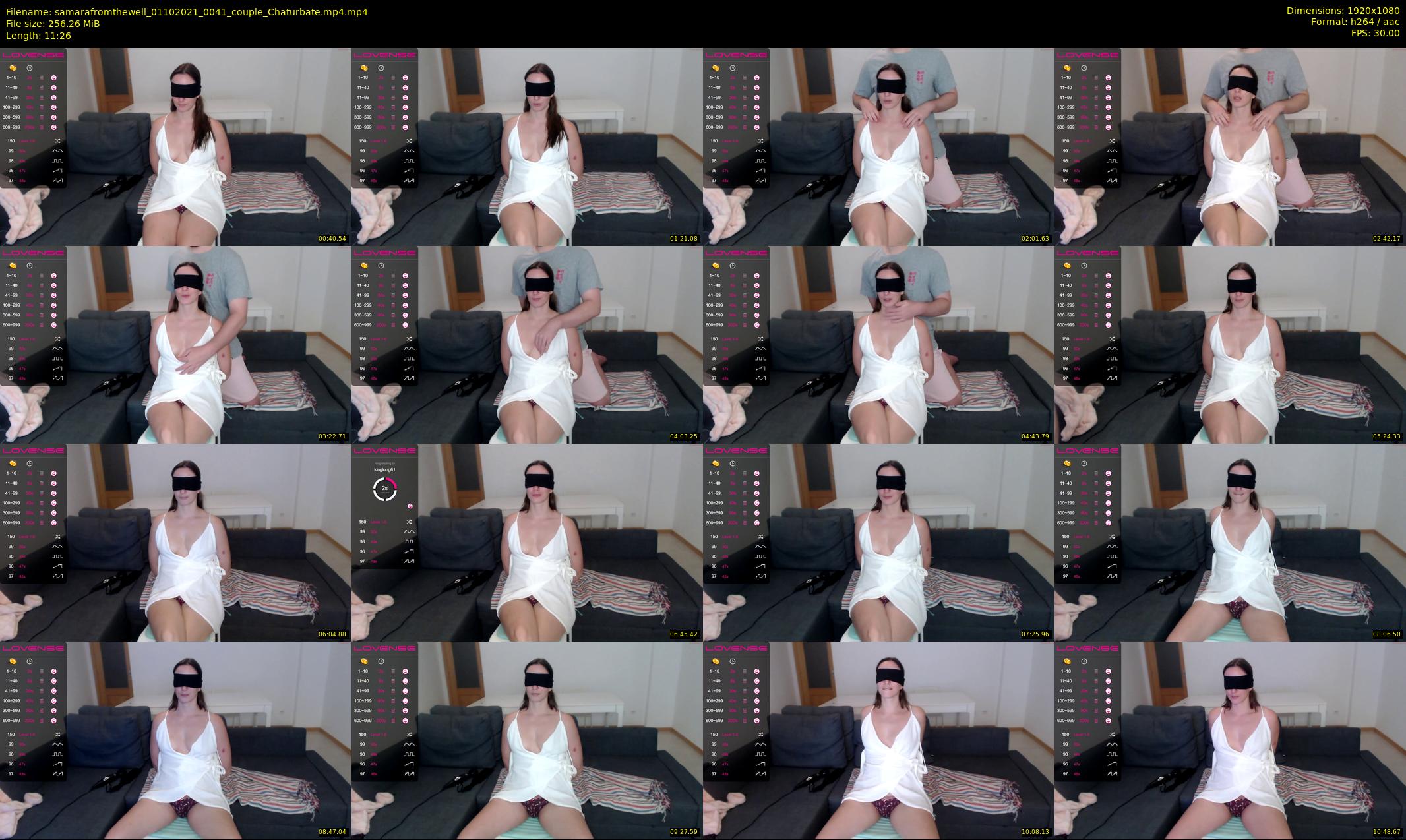 samarafromthewell — 12 minute Chaturbate female cam show recording, 1080p, Oct 1, 2021