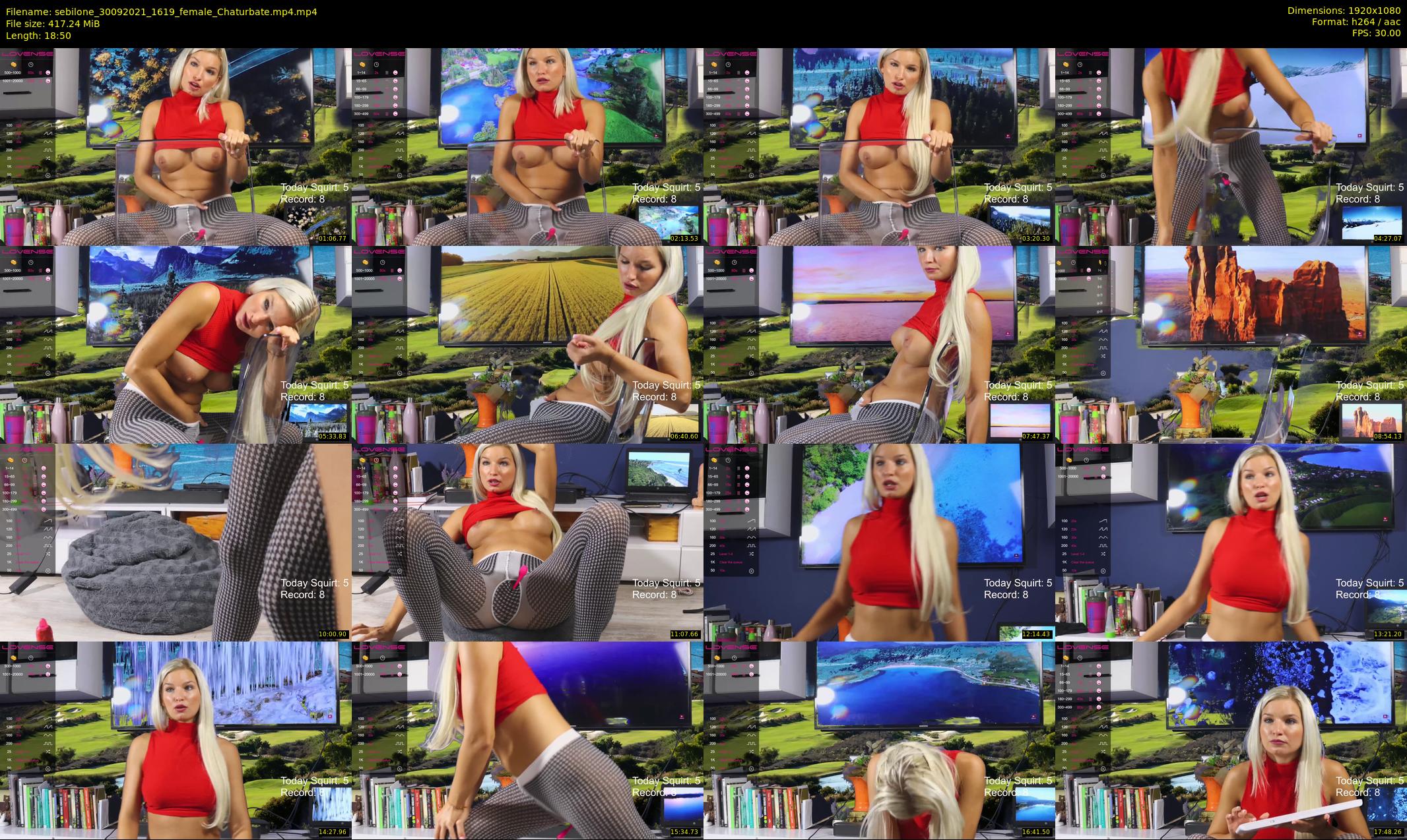 sebilone — 19 minute Chaturbate couple cam show recording, 1080p, Sep 30, 2021