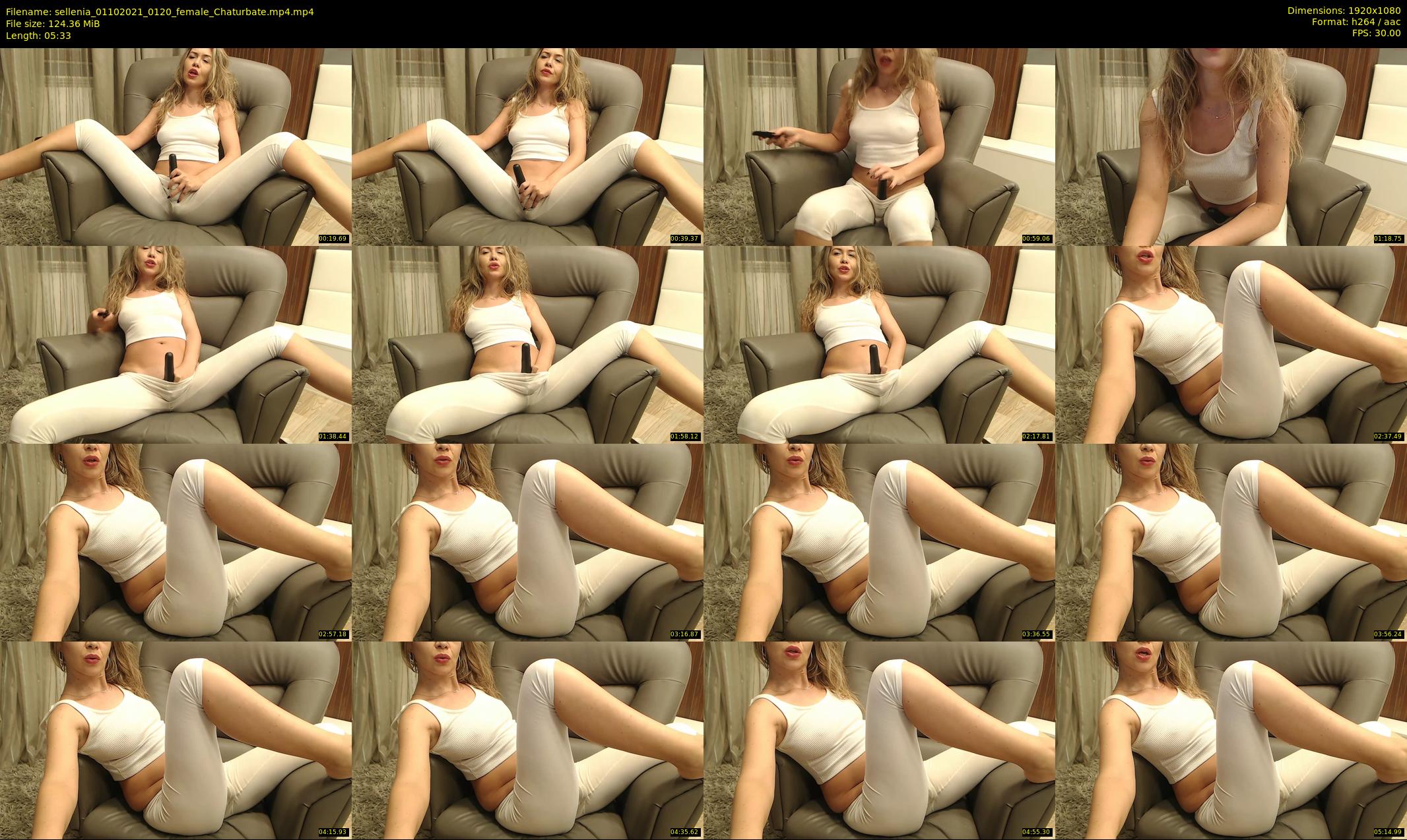 sellenia — 6 minute Chaturbate female cam show recording, 1080p, Oct 1, 2021