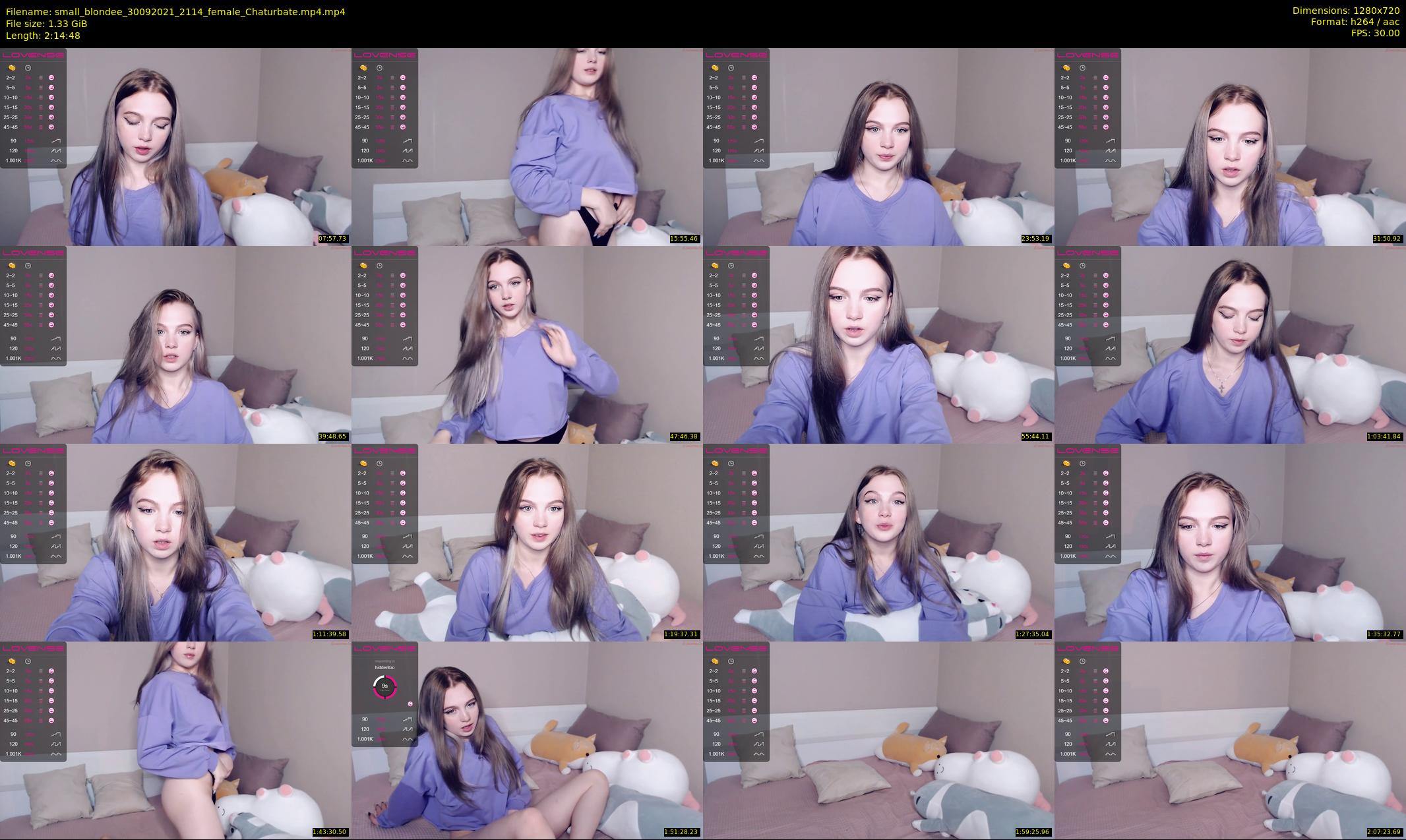 small_blondee — 135 minute Chaturbate female cam show recording, 720p, Sep 30, 2021