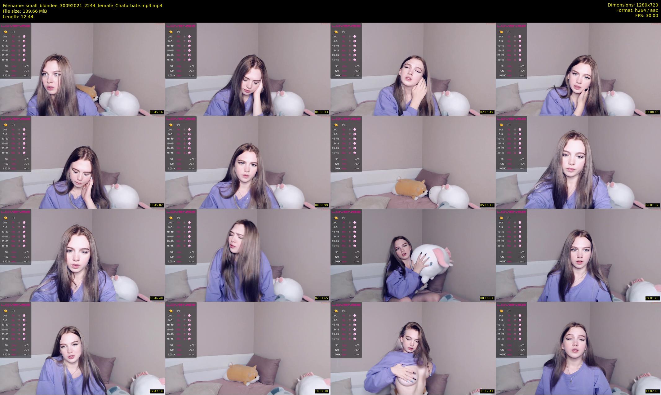 small_blondee — 13 minute Chaturbate female cam show recording, 720p, Sep 30, 2021