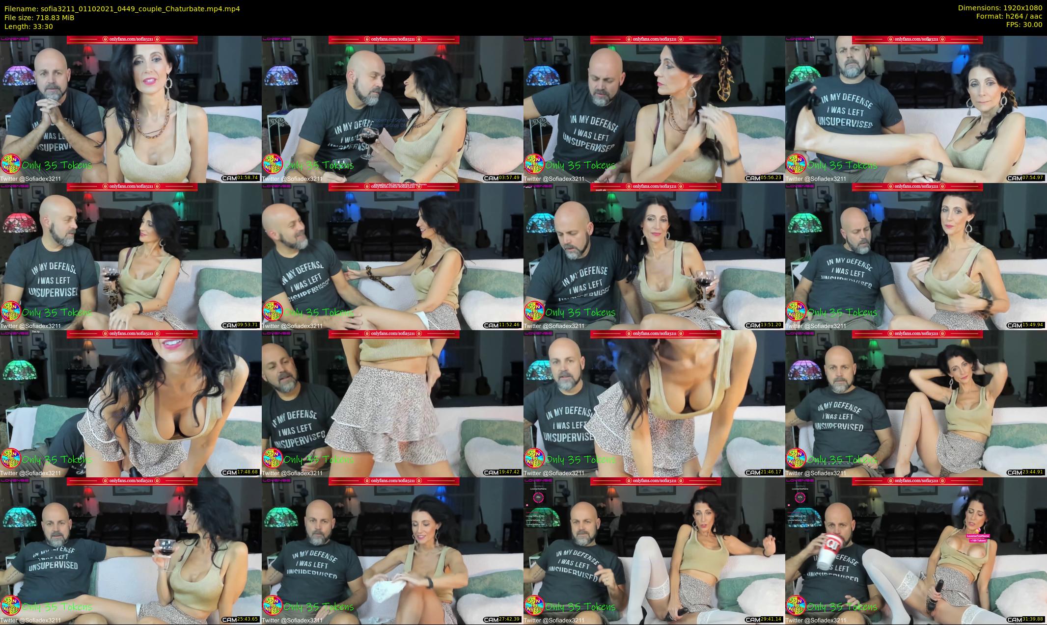 sofia3211 — 34 minute Chaturbate couple cam show recording, 1080p, Oct 1, 2021