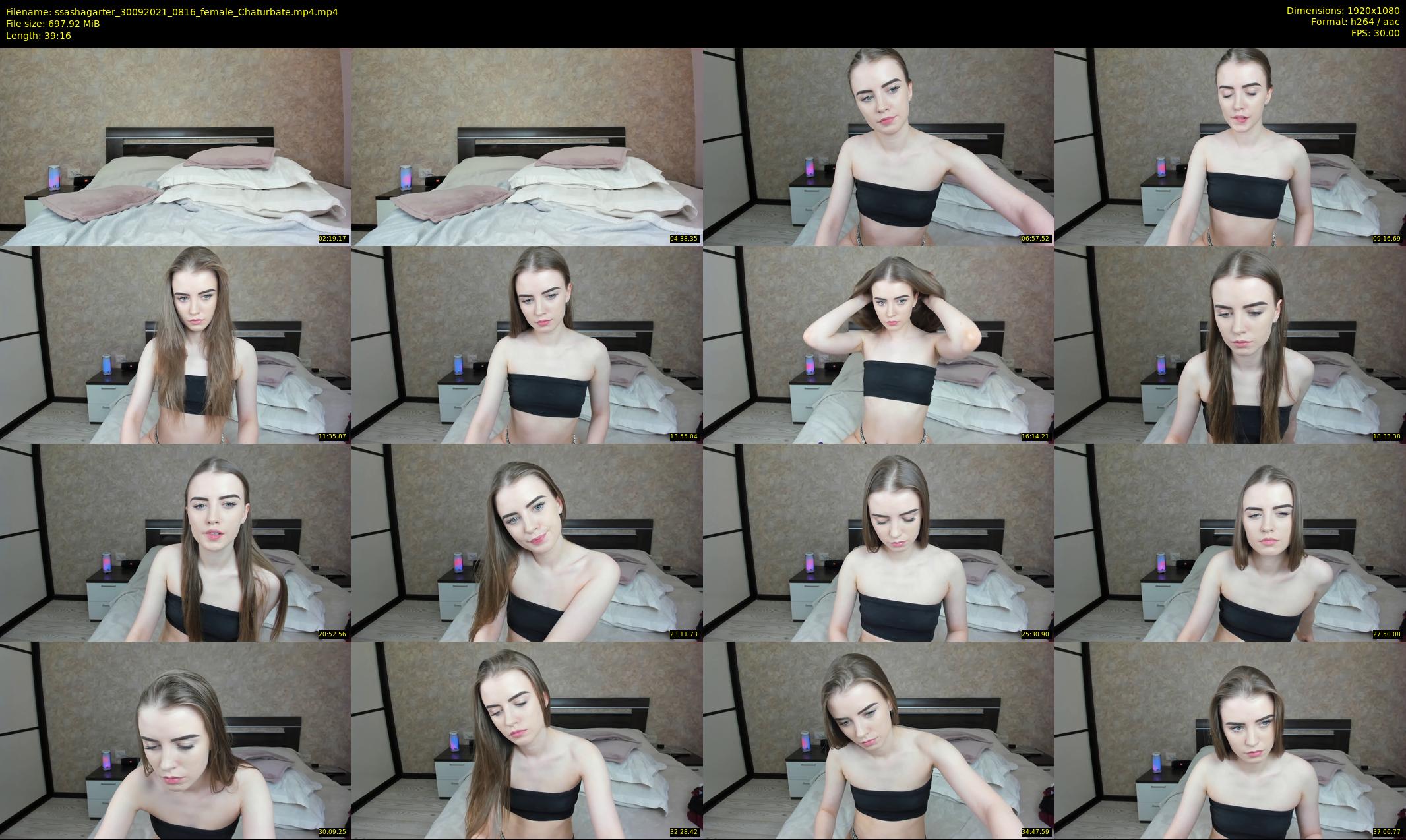 ssashagarter — 40 minute Chaturbate female cam show recording, 1080p, Sep 30, 2021