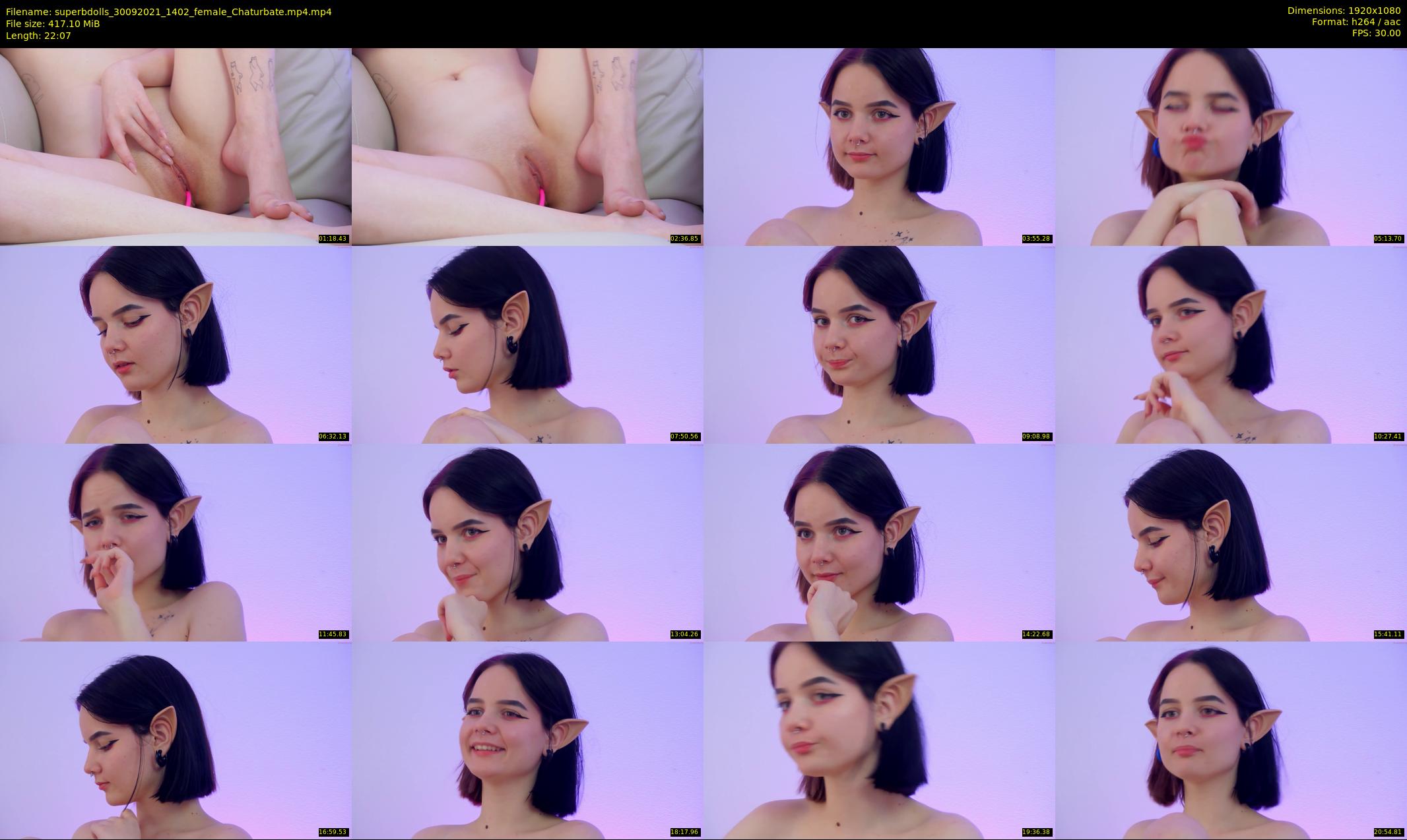 superbdolls — 23 minute Chaturbate couple cam show recording, 1080p, Sep 30, 2021