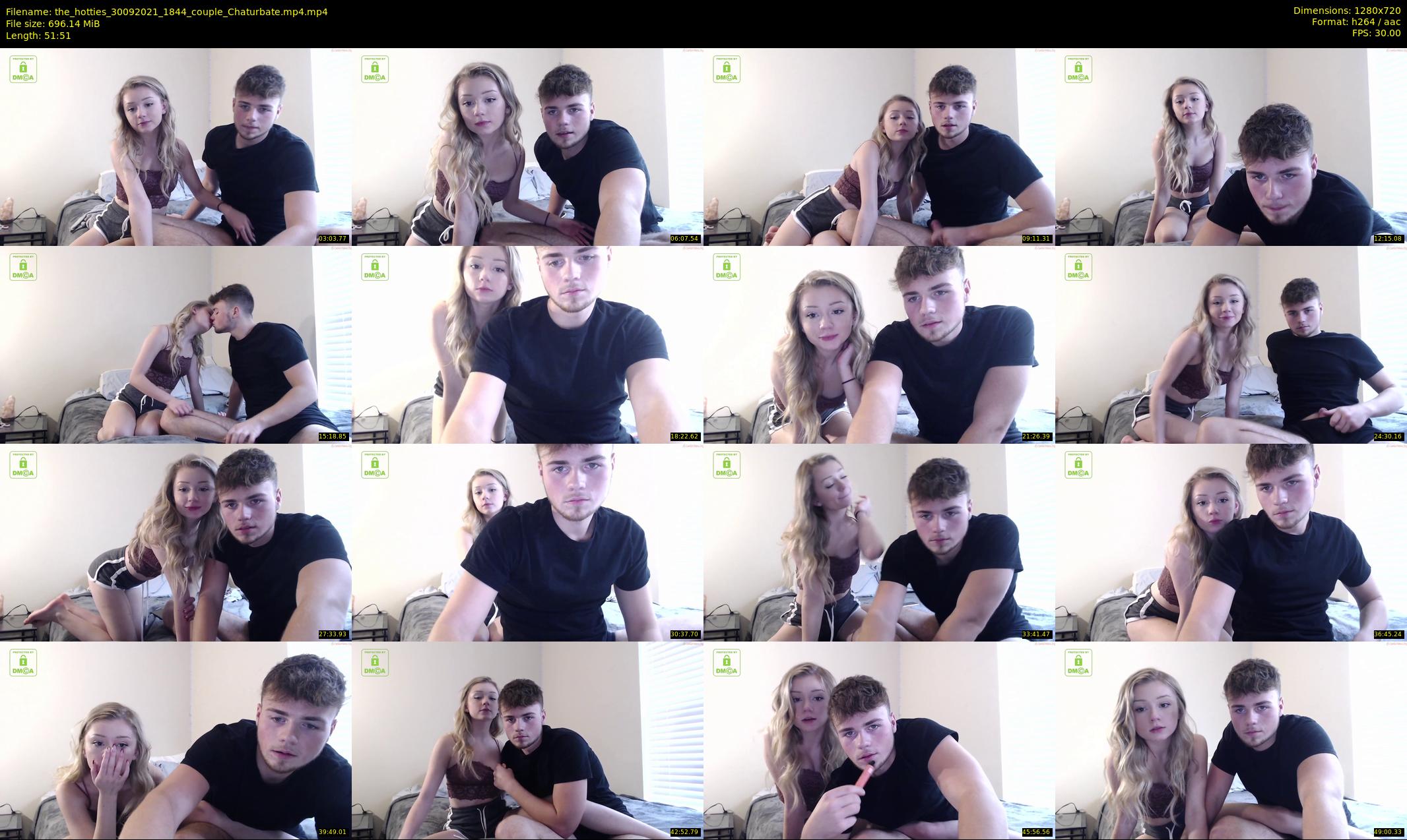 the_hotties — 52 minute Chaturbate couple cam show recording, 720p, Sep 30, 2021