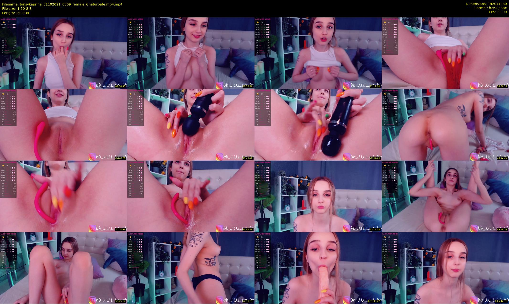 tonsykaprina — 70 minute Chaturbate couple cam show recording, 1080p, Oct 1, 2021