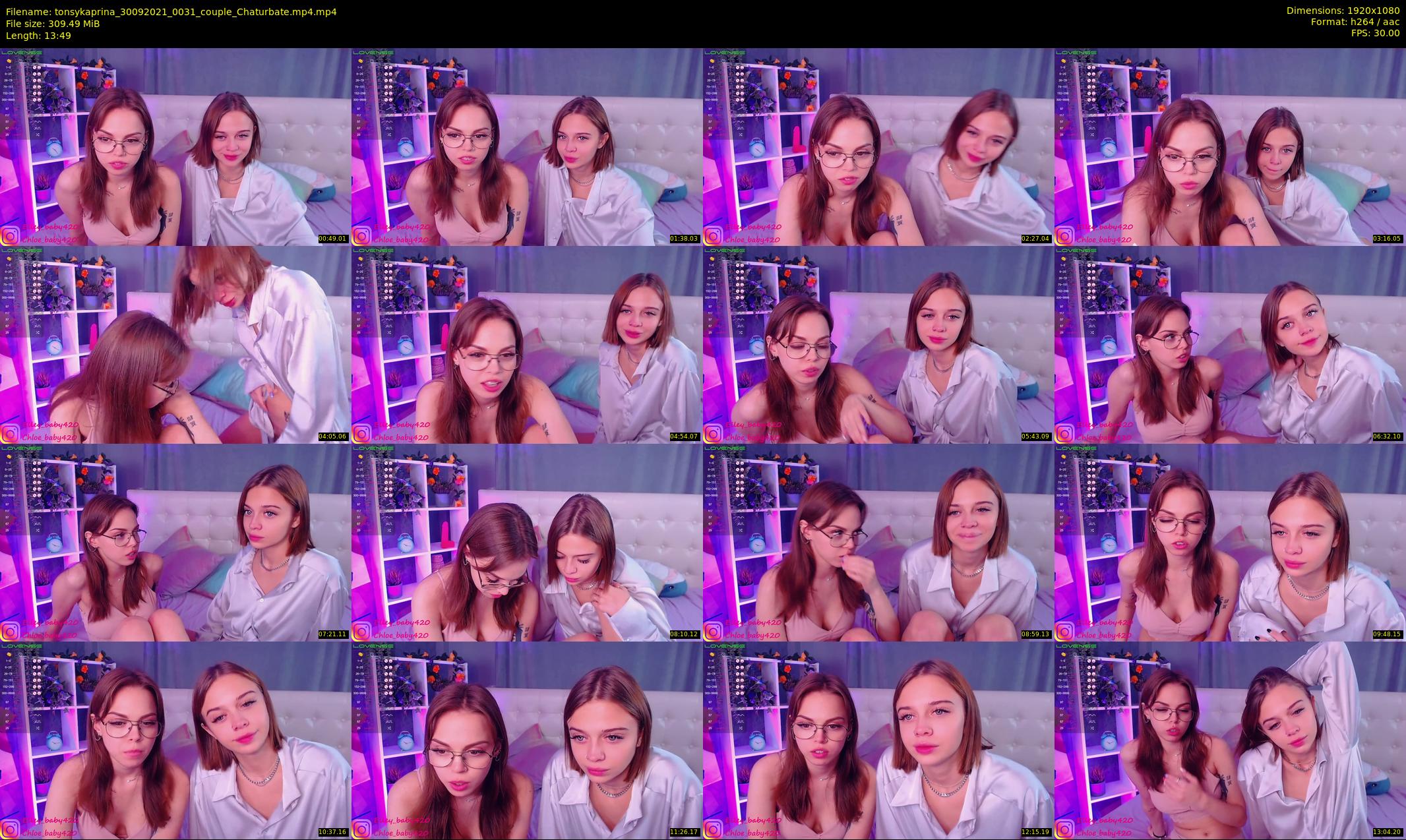 tonsykaprina — 14 minute Chaturbate couple cam show recording, 1080p, Sep 30, 2021