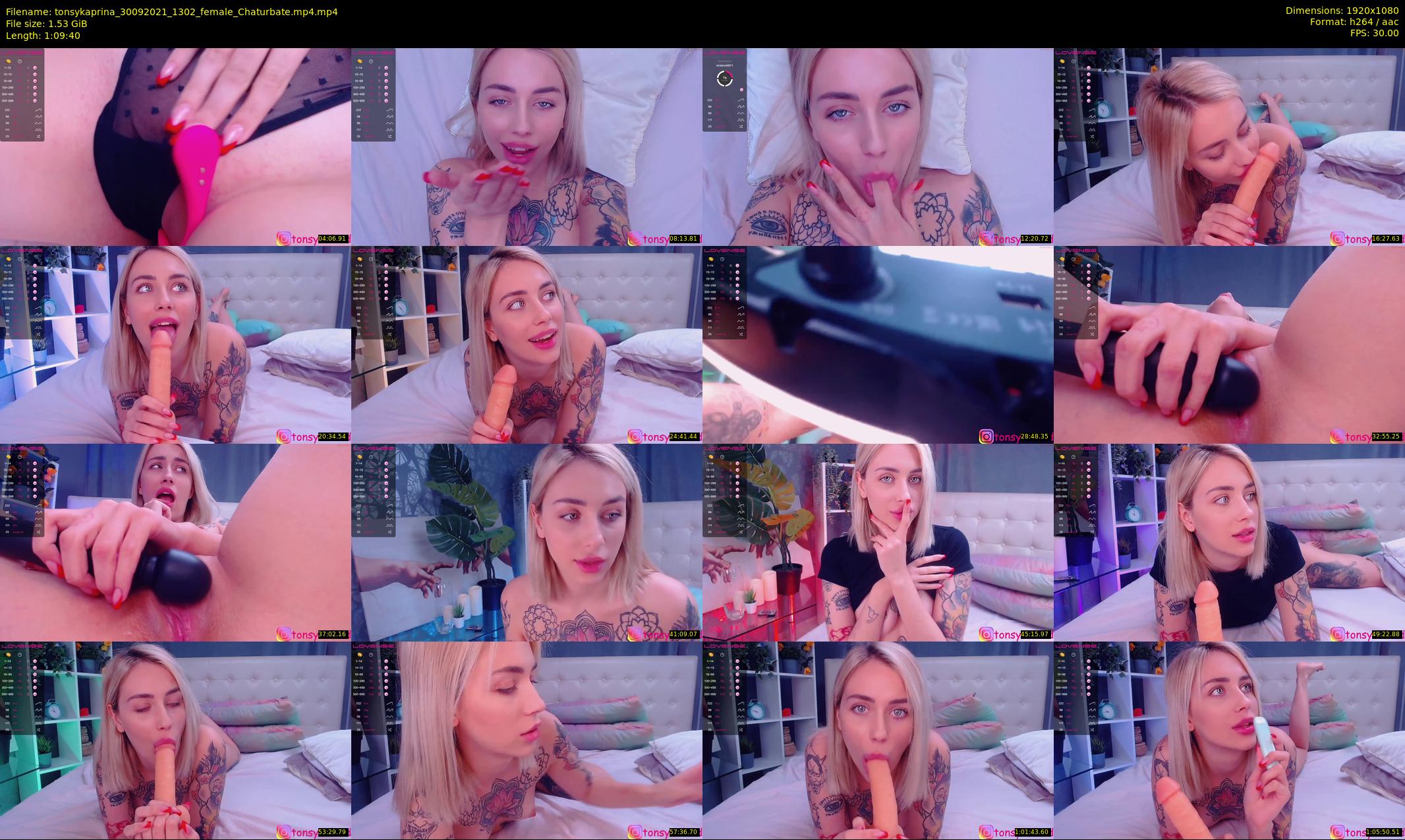 tonsykaprina — 70 minute Chaturbate couple cam show recording, 1080p, Sep 30, 2021